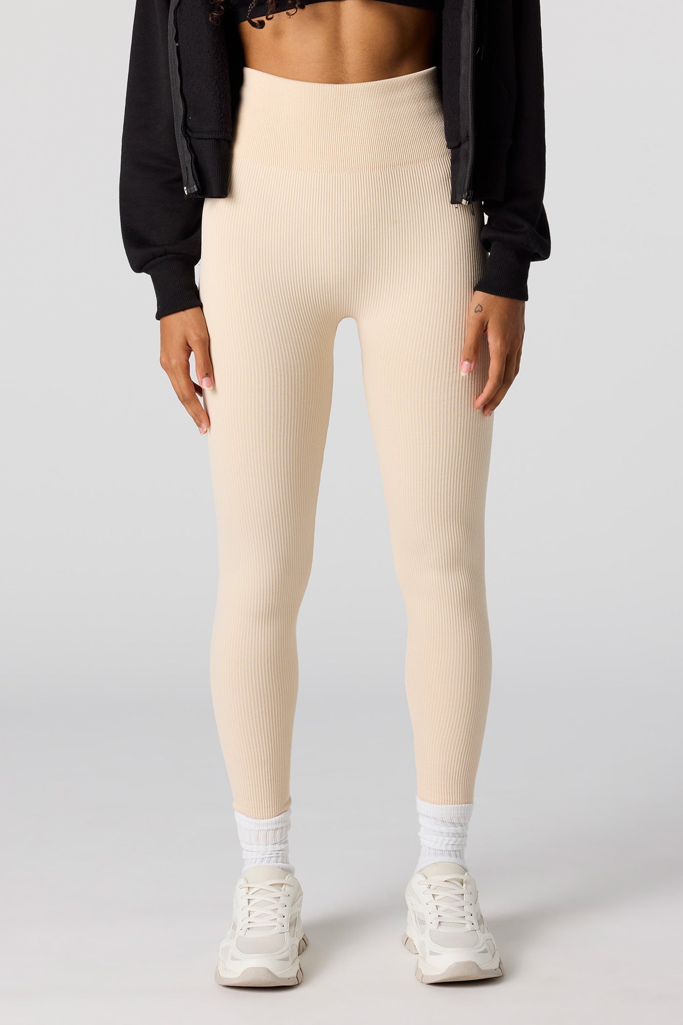Seamless High-Rise Ribbed Legging