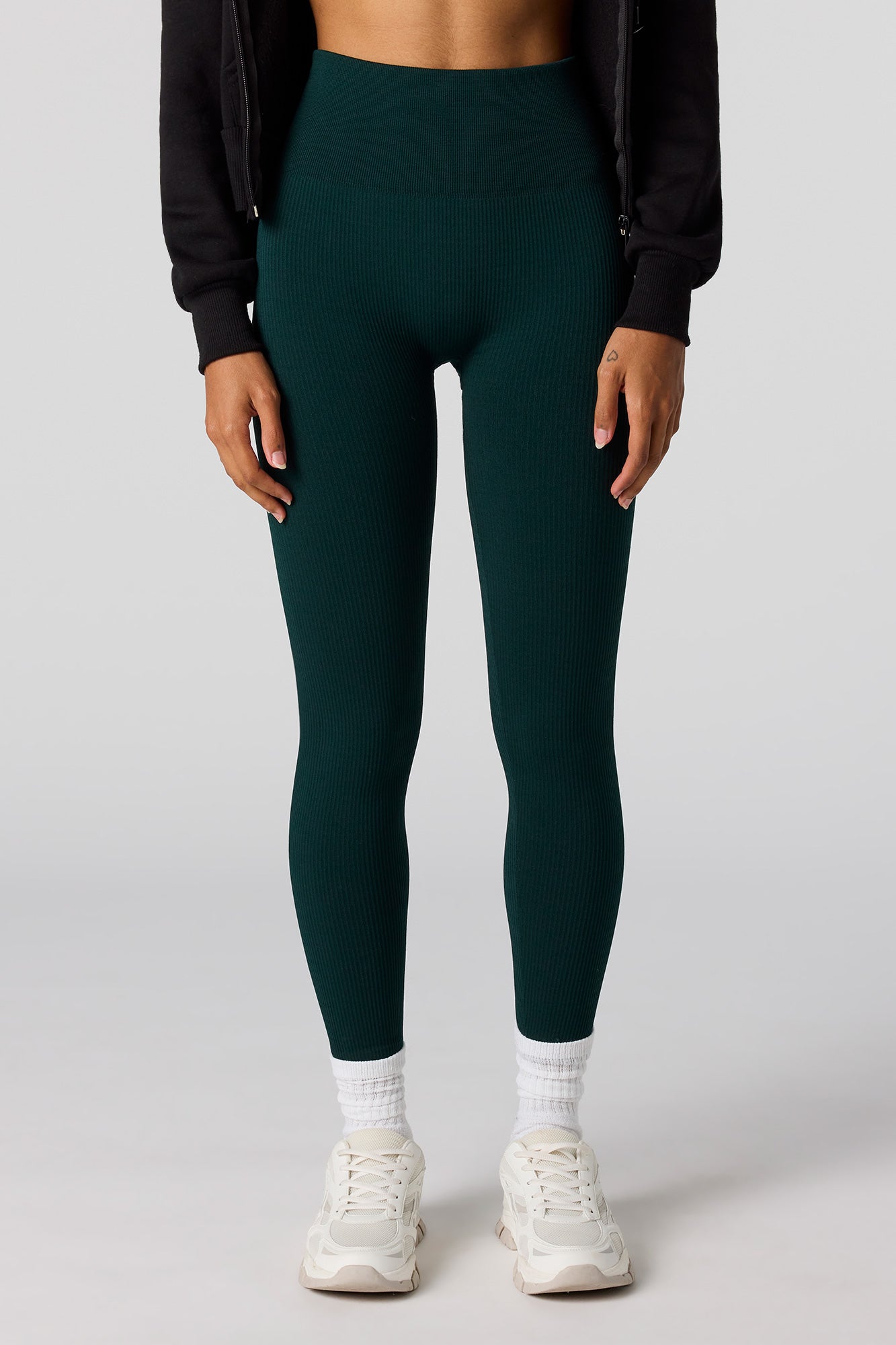 Seamless High-Rise Ribbed Legging