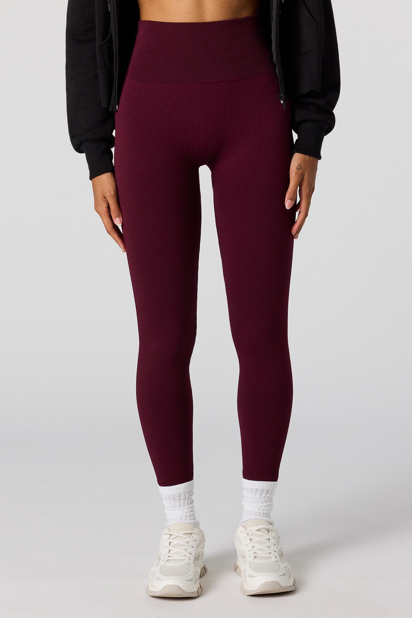 Seamless High-Rise Ribbed Legging