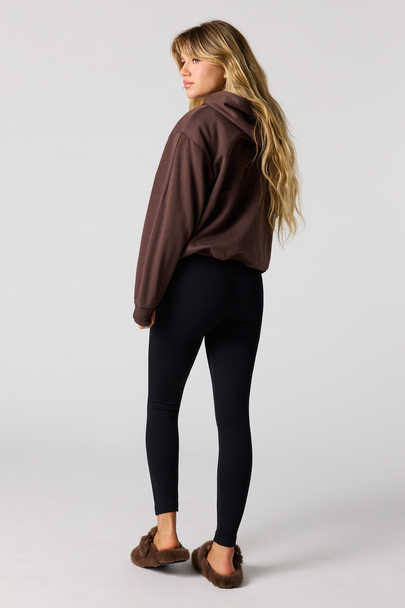 High Rise Seamless Ribbed Legging