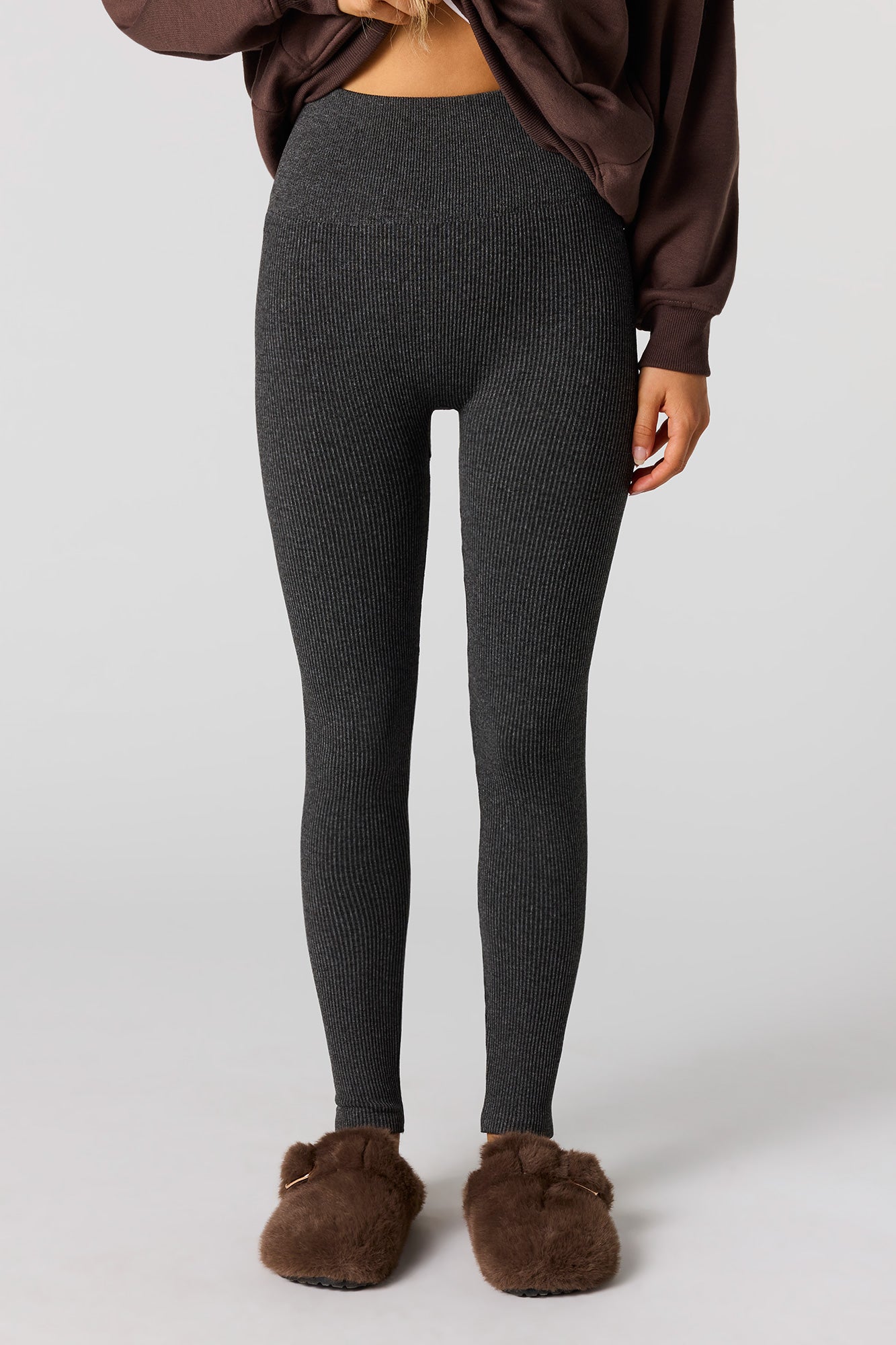 High Rise Seamless Ribbed Legging