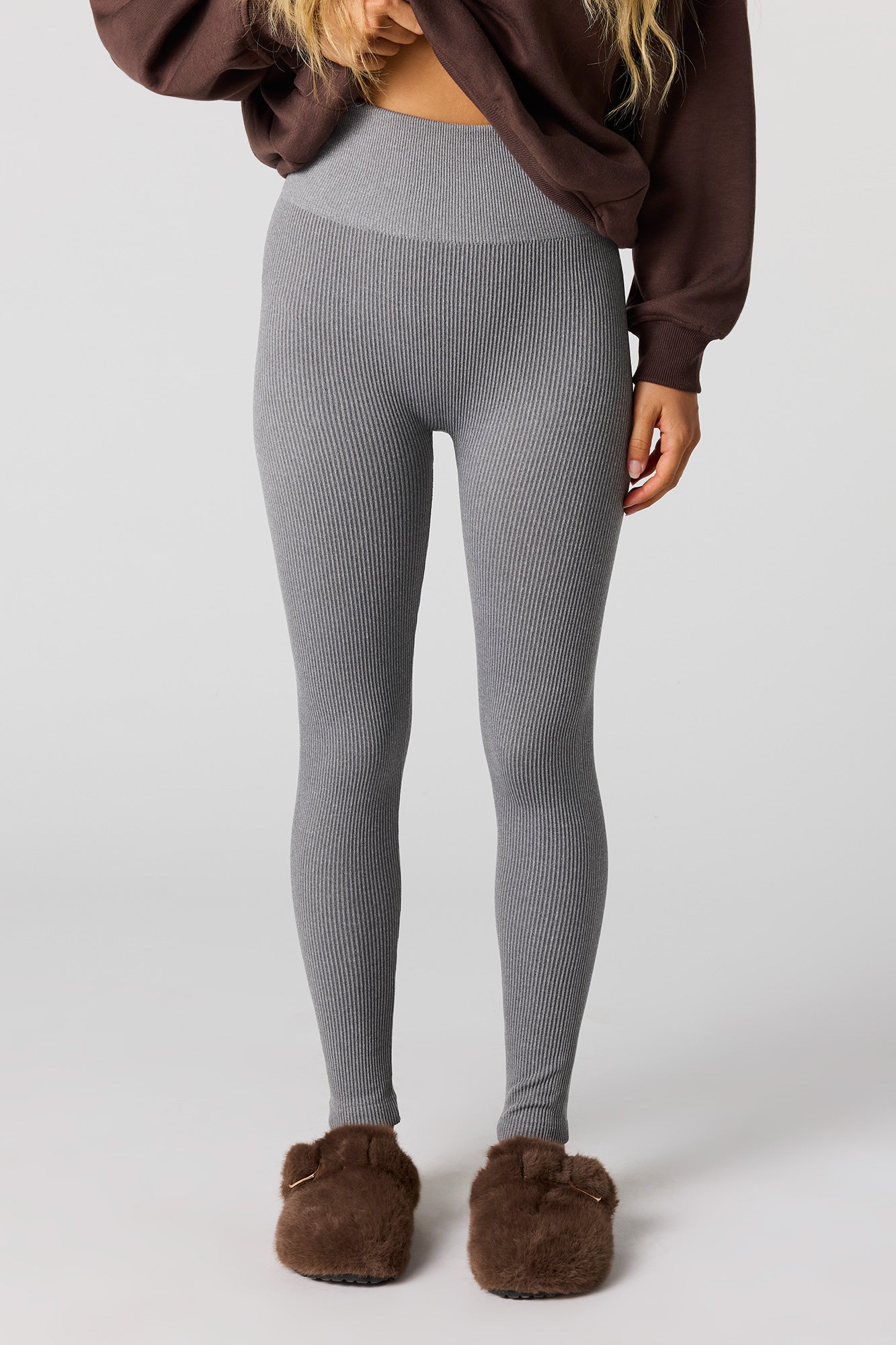 High Rise Seamless Ribbed Legging