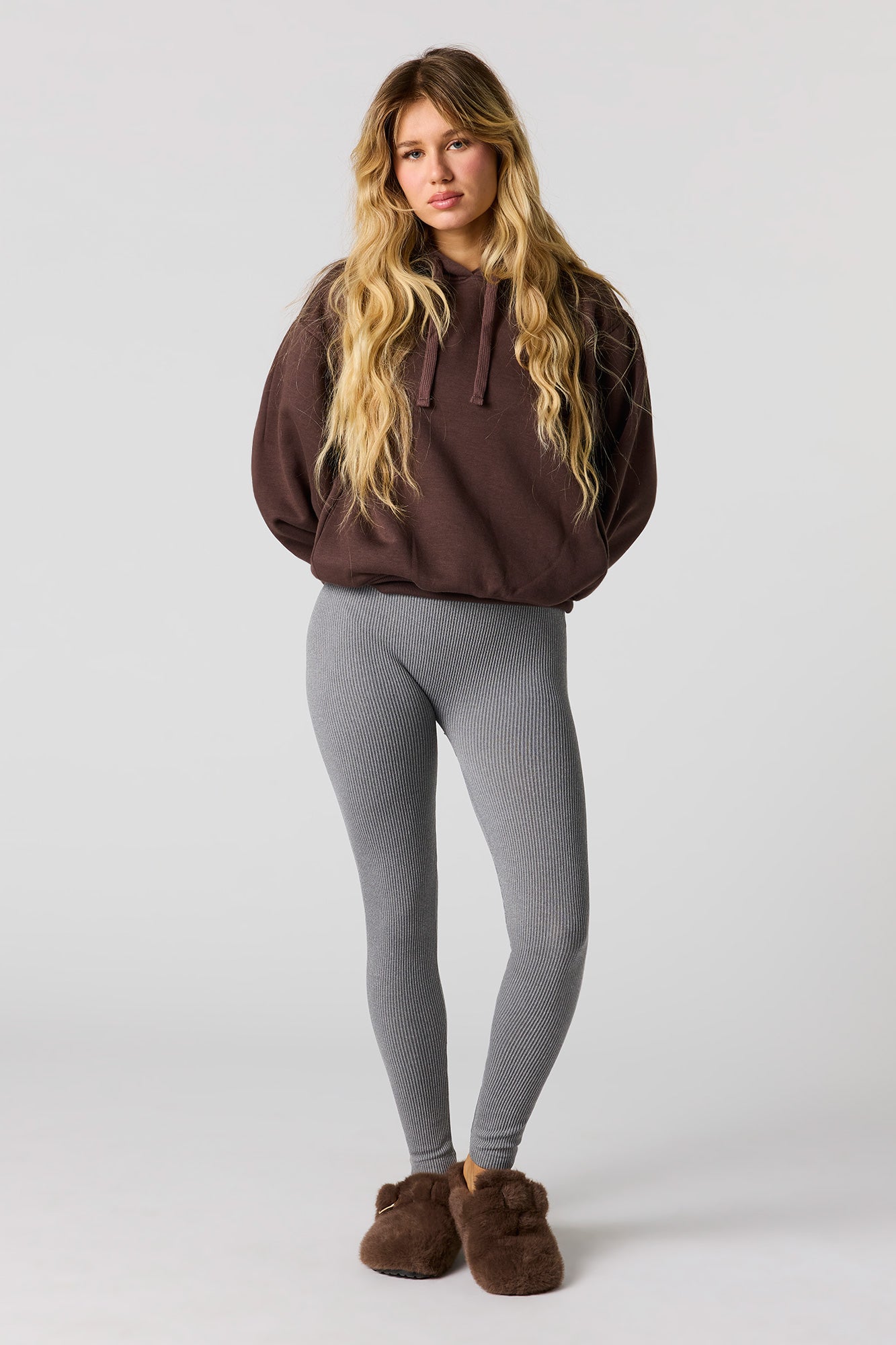 High Rise Seamless Ribbed Legging