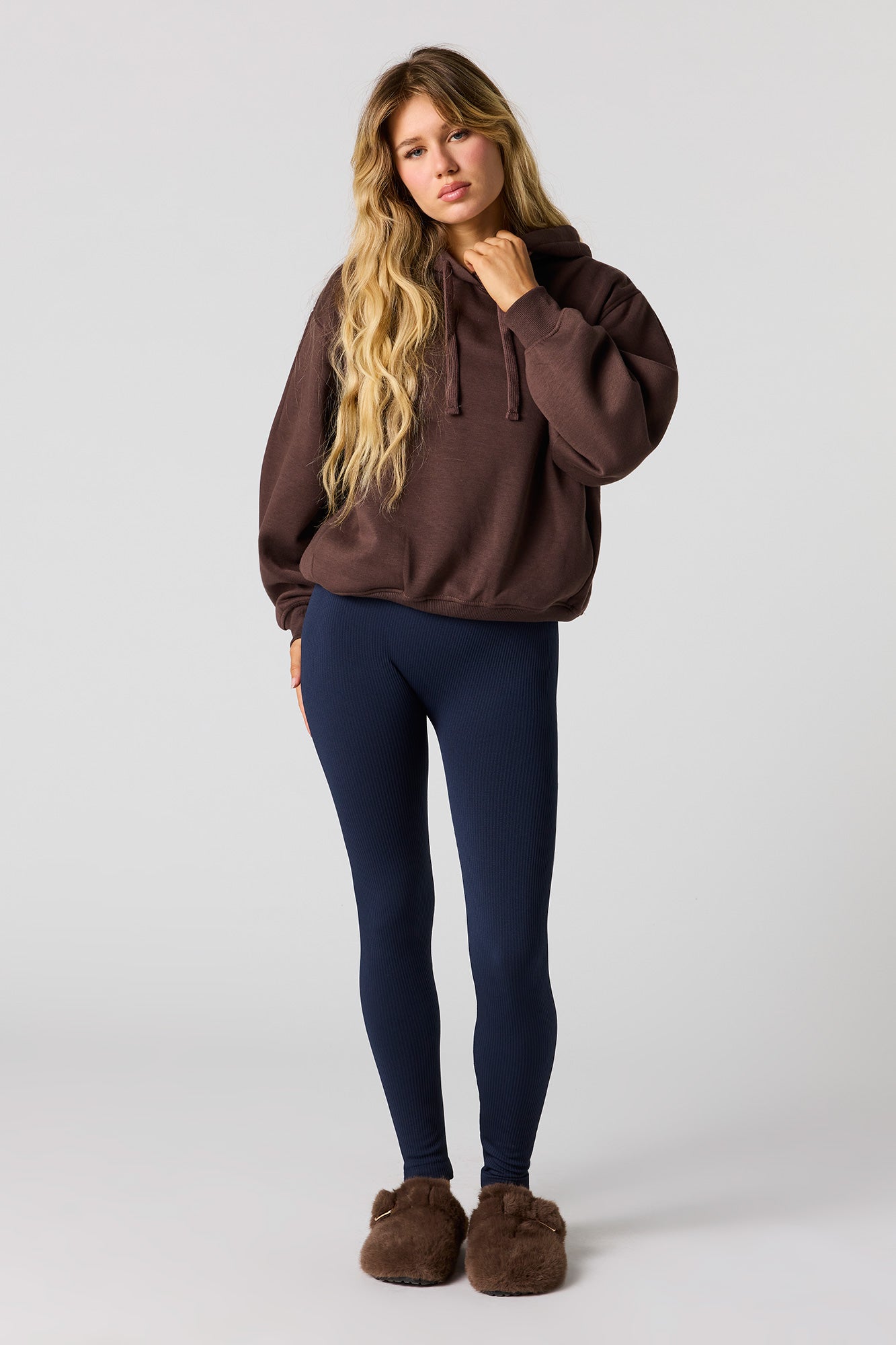 High Rise Seamless Ribbed Legging