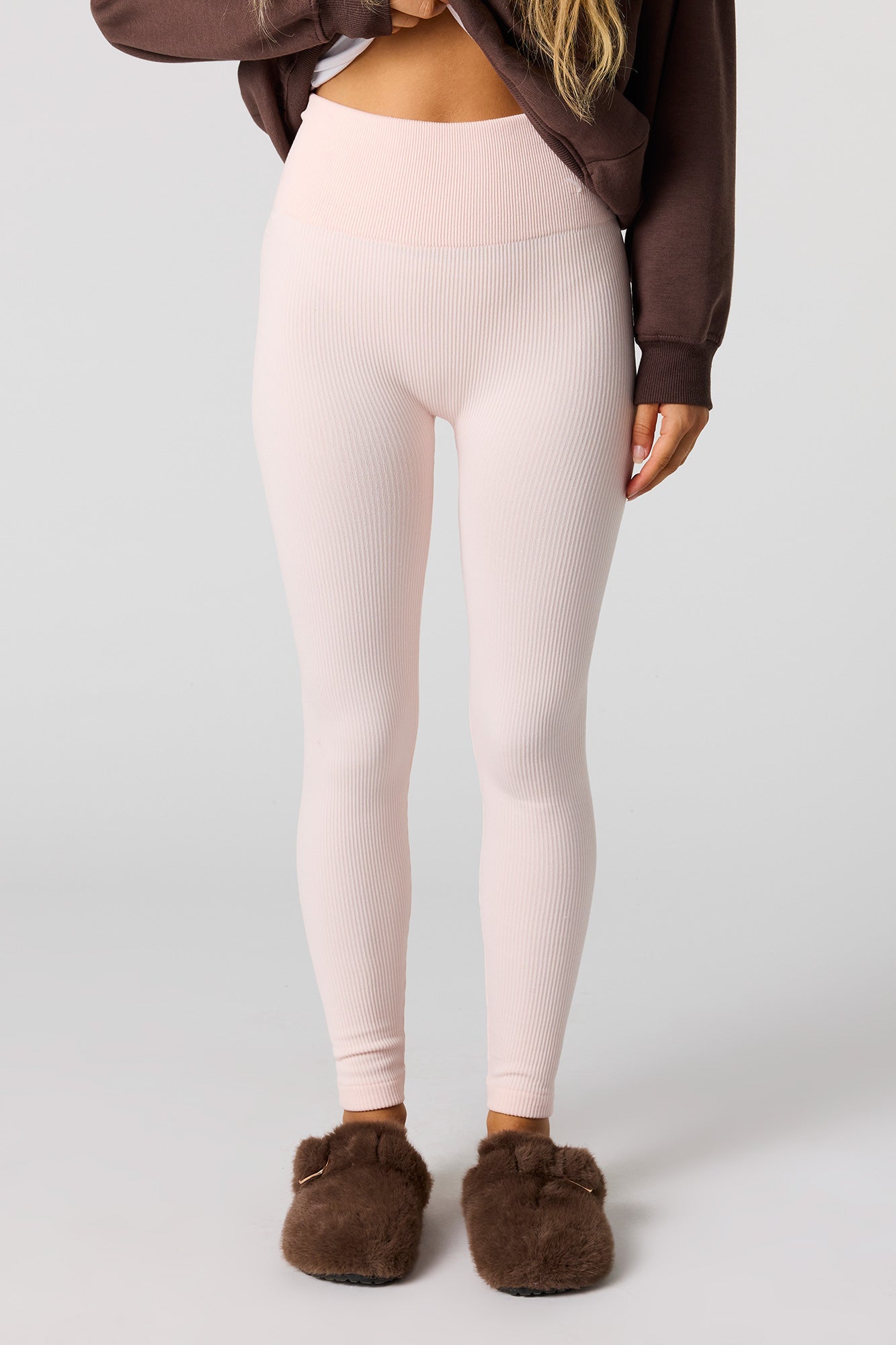 High Rise Seamless Ribbed Legging