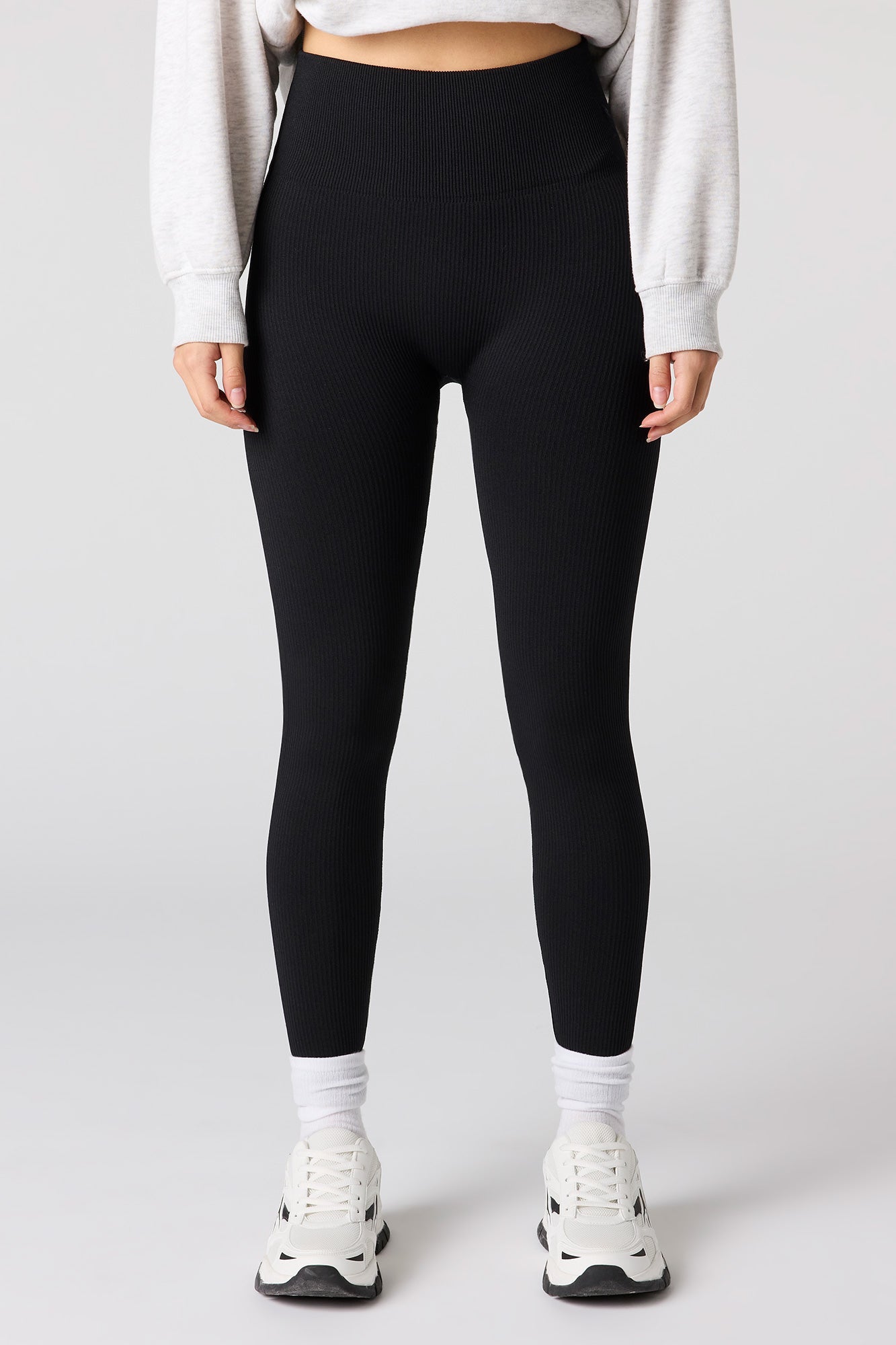 High Rise Seamless Ribbed Legging