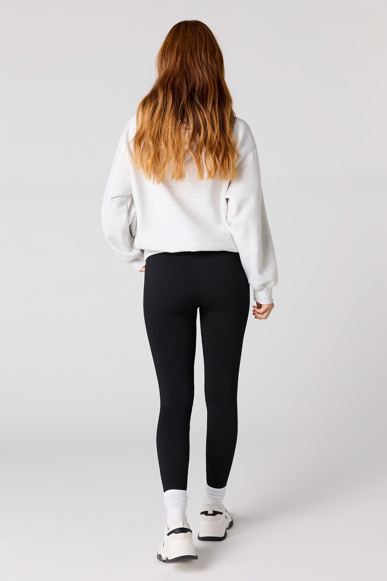 High Rise Seamless Ribbed Legging