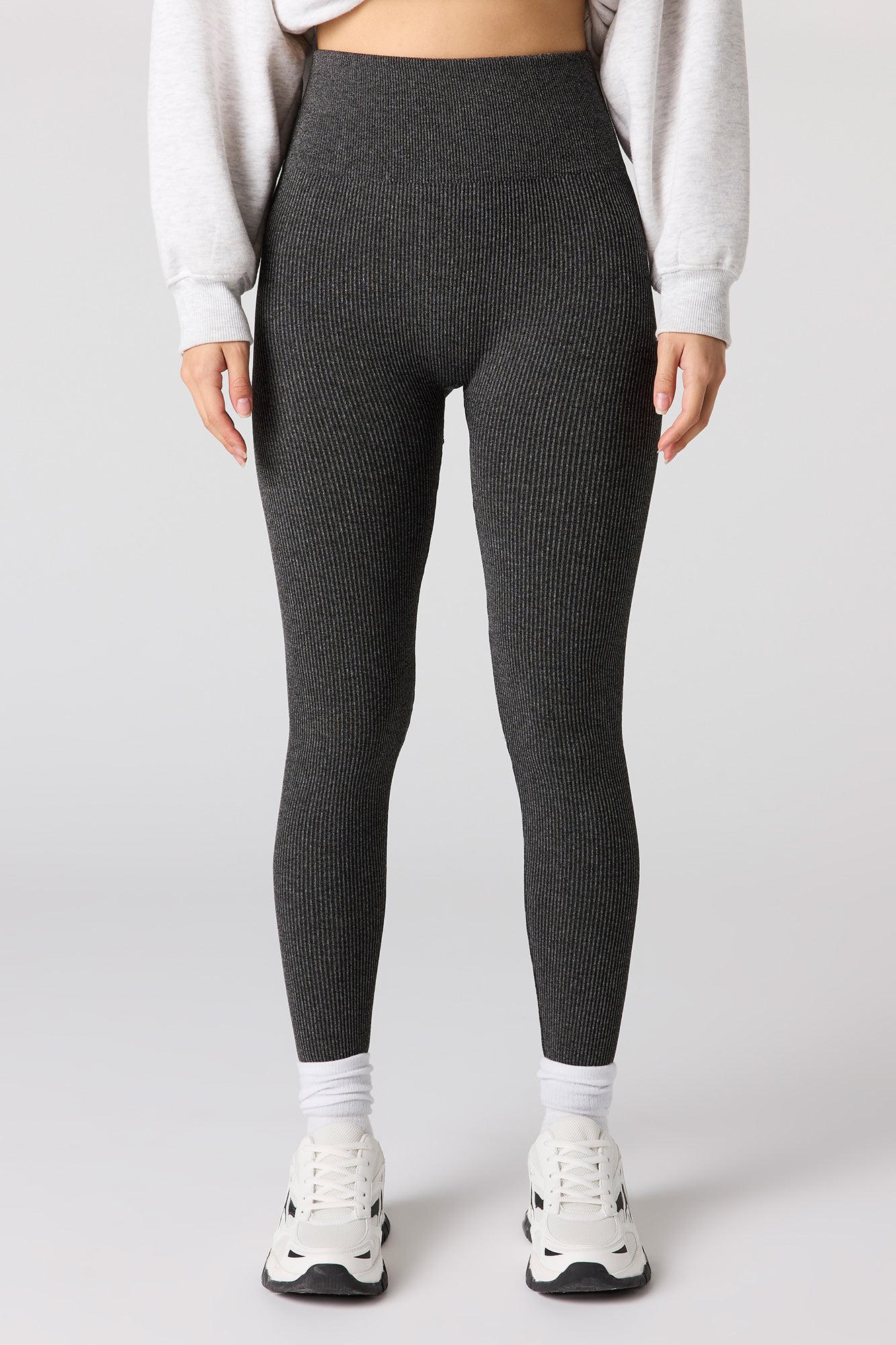 High Rise Seamless Ribbed Legging