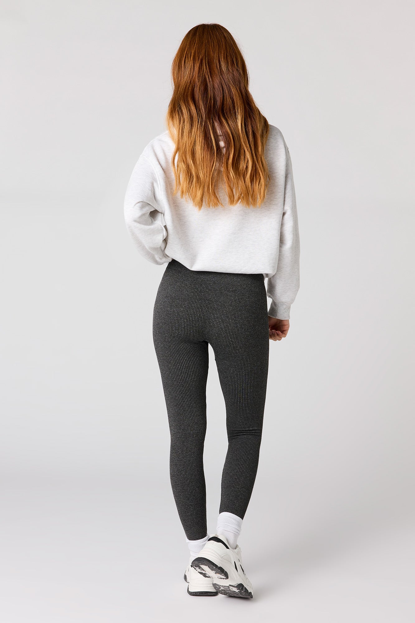 High Rise Seamless Ribbed Legging