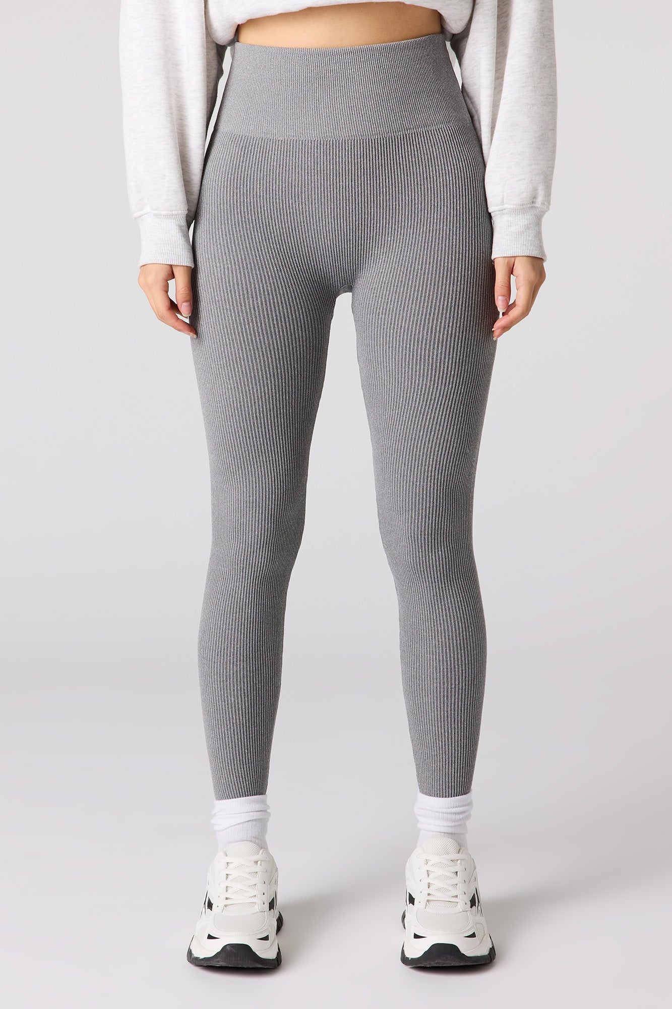 High Rise Seamless Ribbed Legging