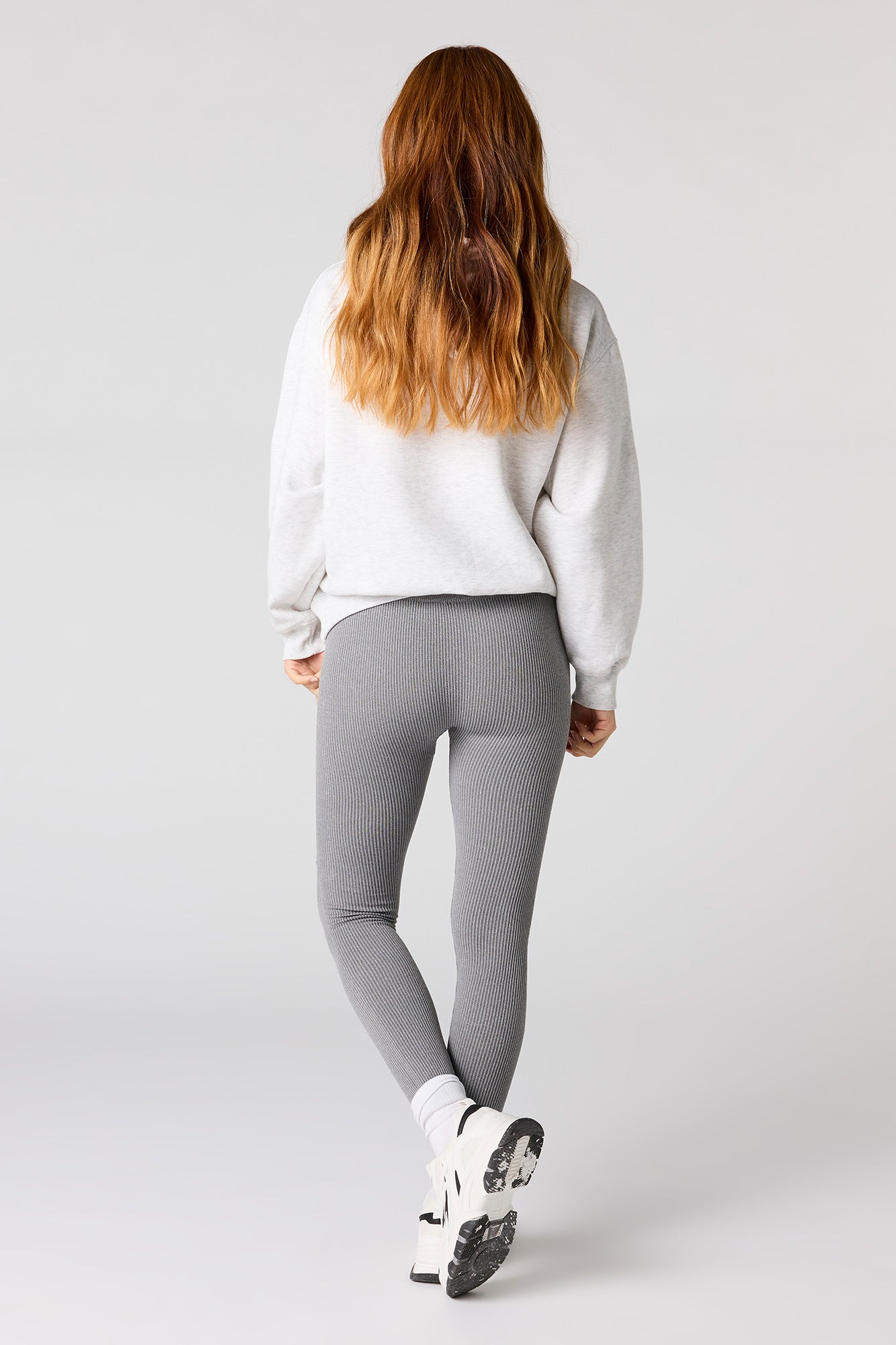 High Rise Seamless Ribbed Legging