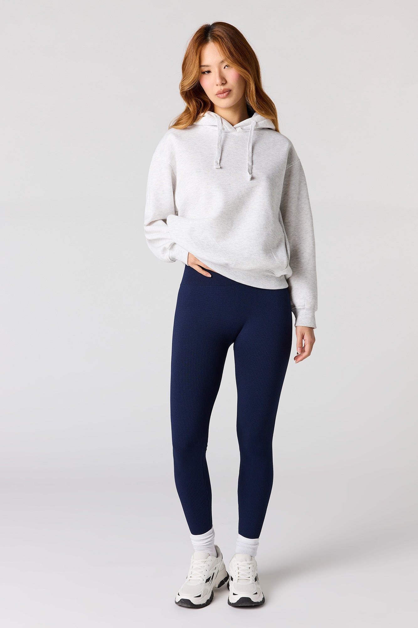 High Rise Seamless Ribbed Legging
