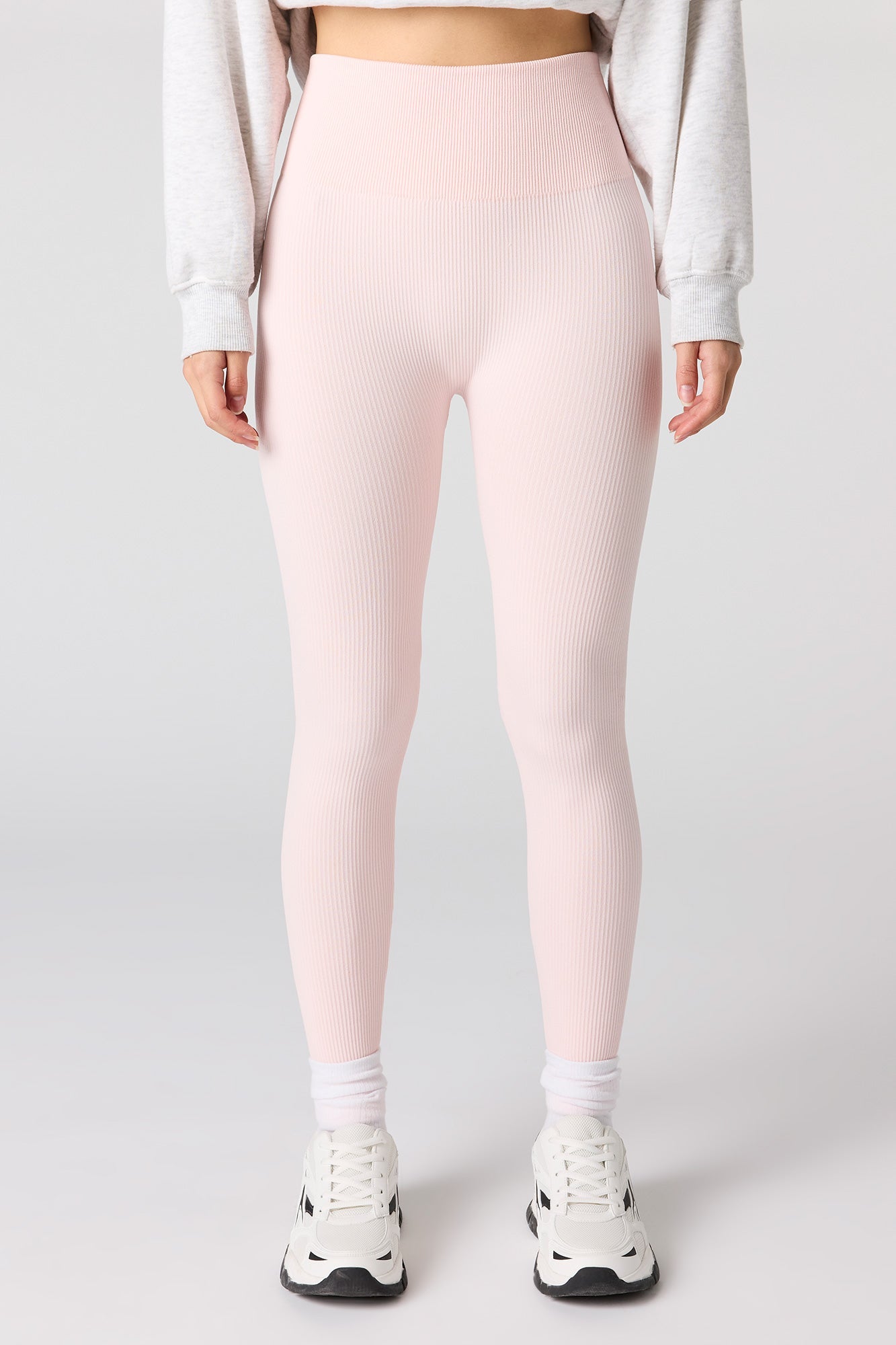 High Rise Seamless Ribbed Legging
