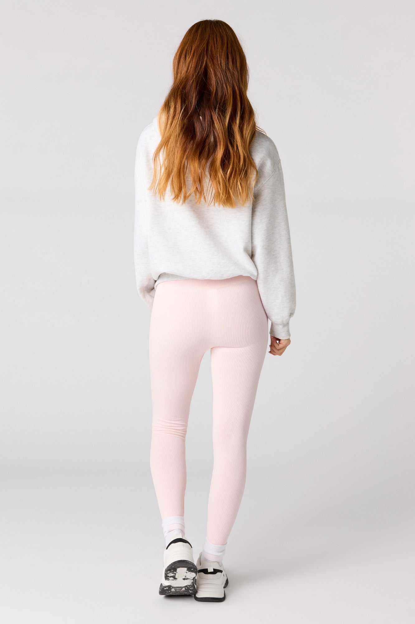 High Rise Seamless Ribbed Legging