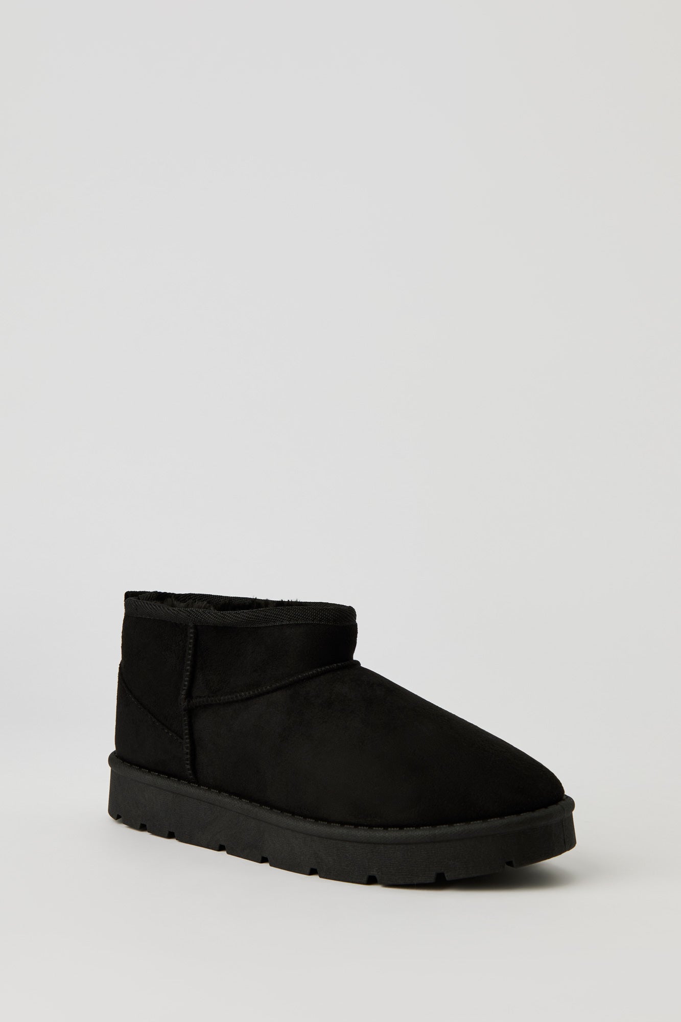 Faux Suede Ankle Booties