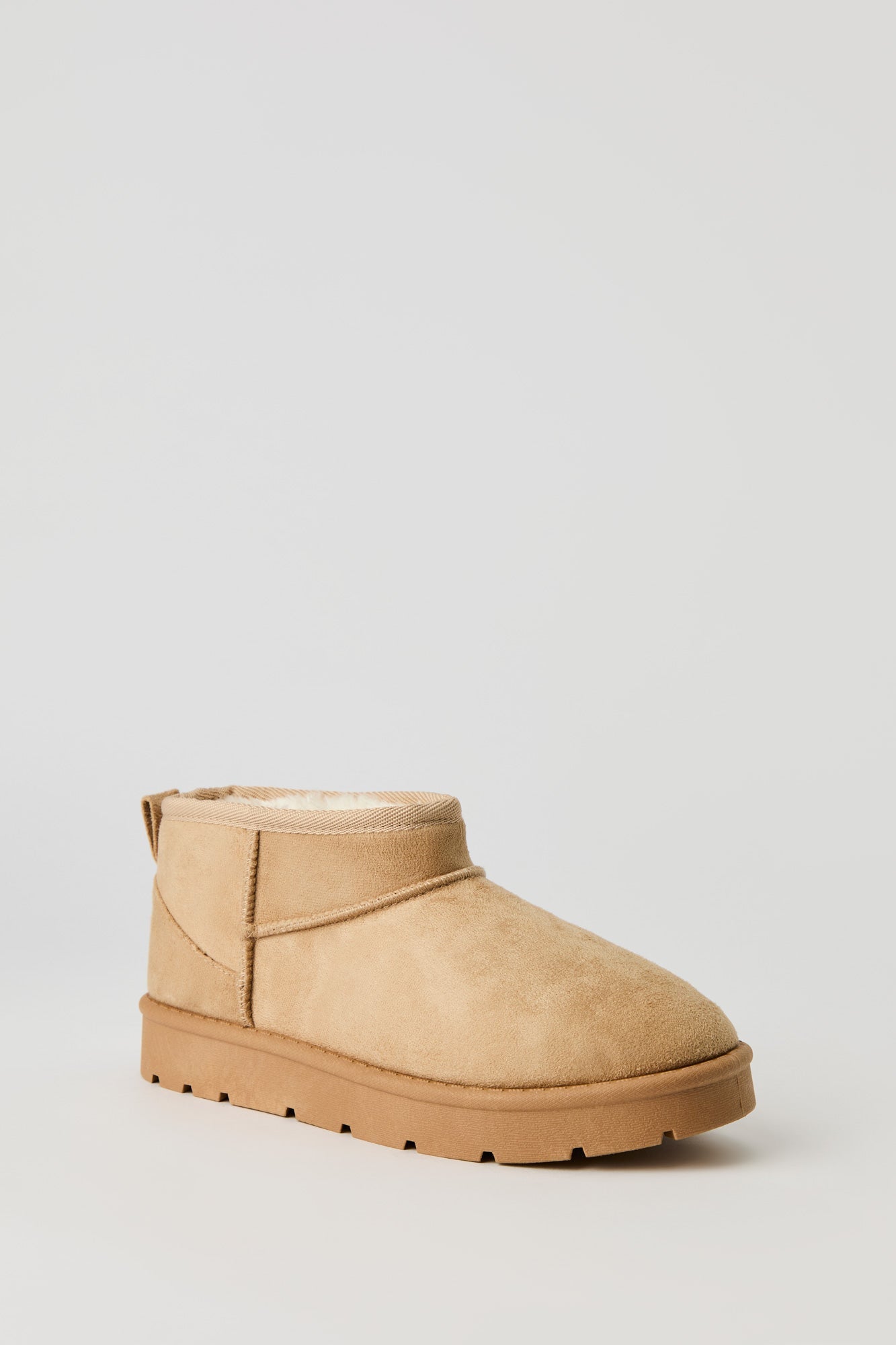 Faux Suede Ankle Booties