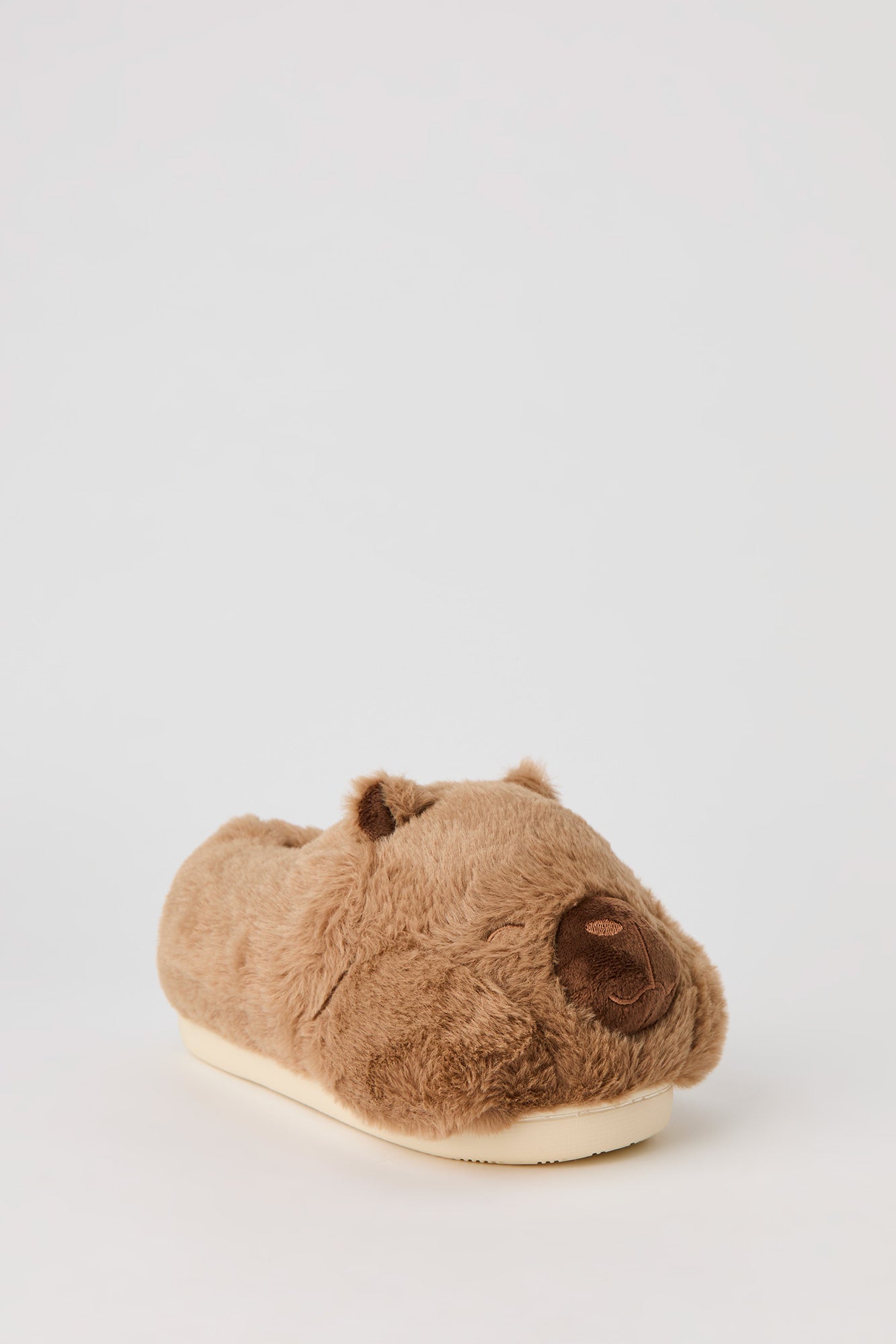 3D Bear Faux Fur Slippers