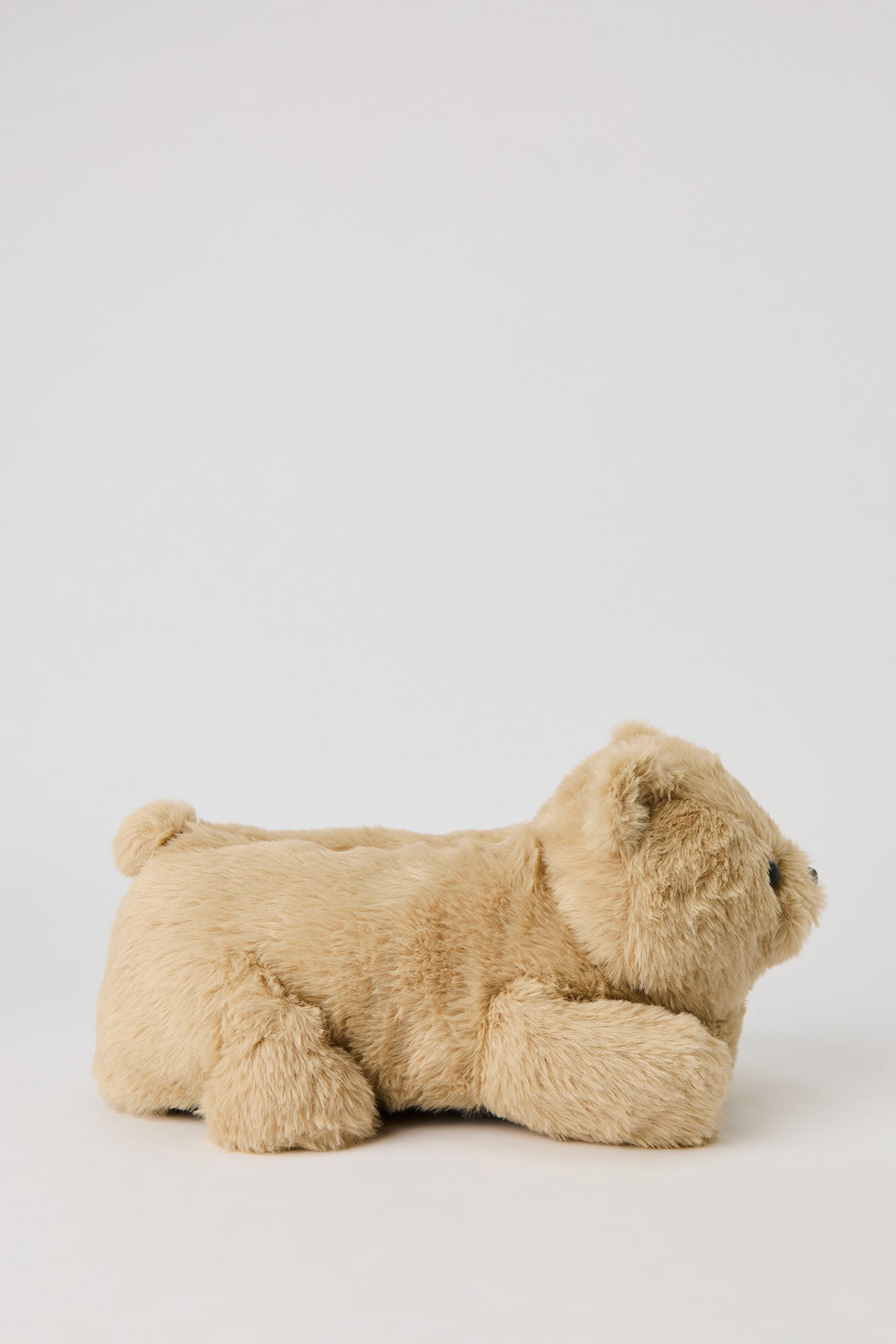 3D Teddy Bear Faux Fur Slippers