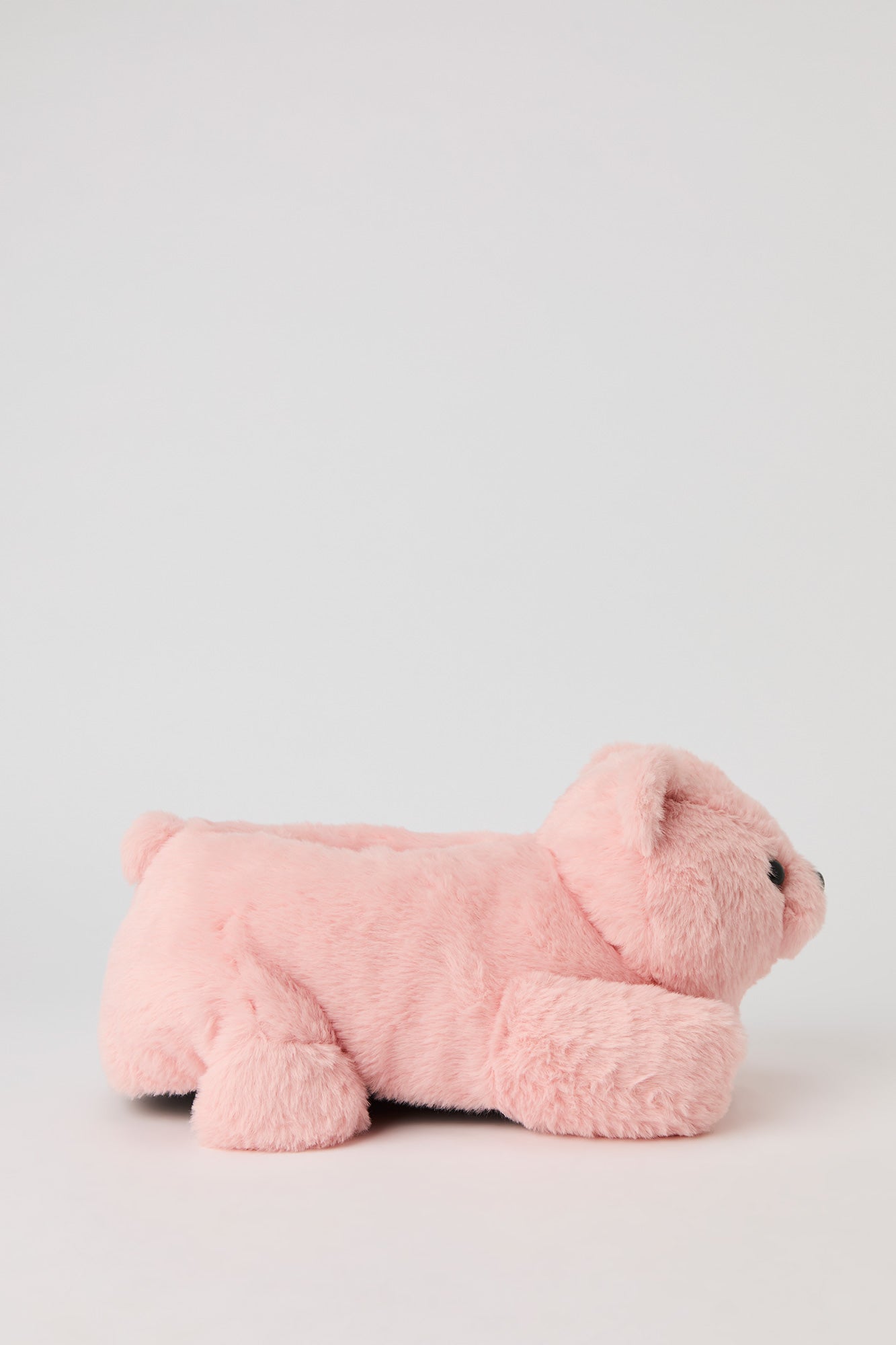3D Teddy Bear Faux Fur Slippers