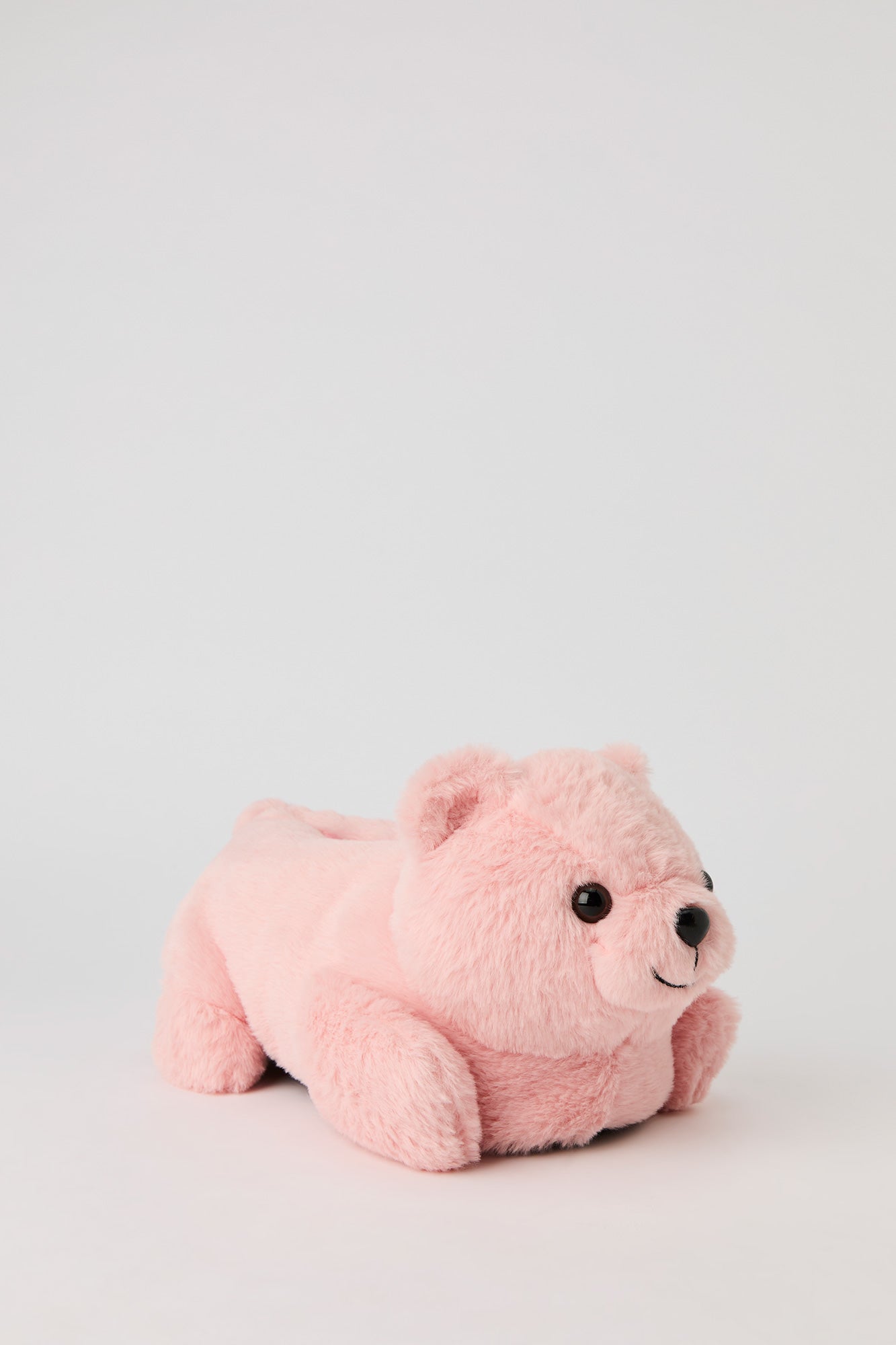 3D Teddy Bear Faux Fur Slippers