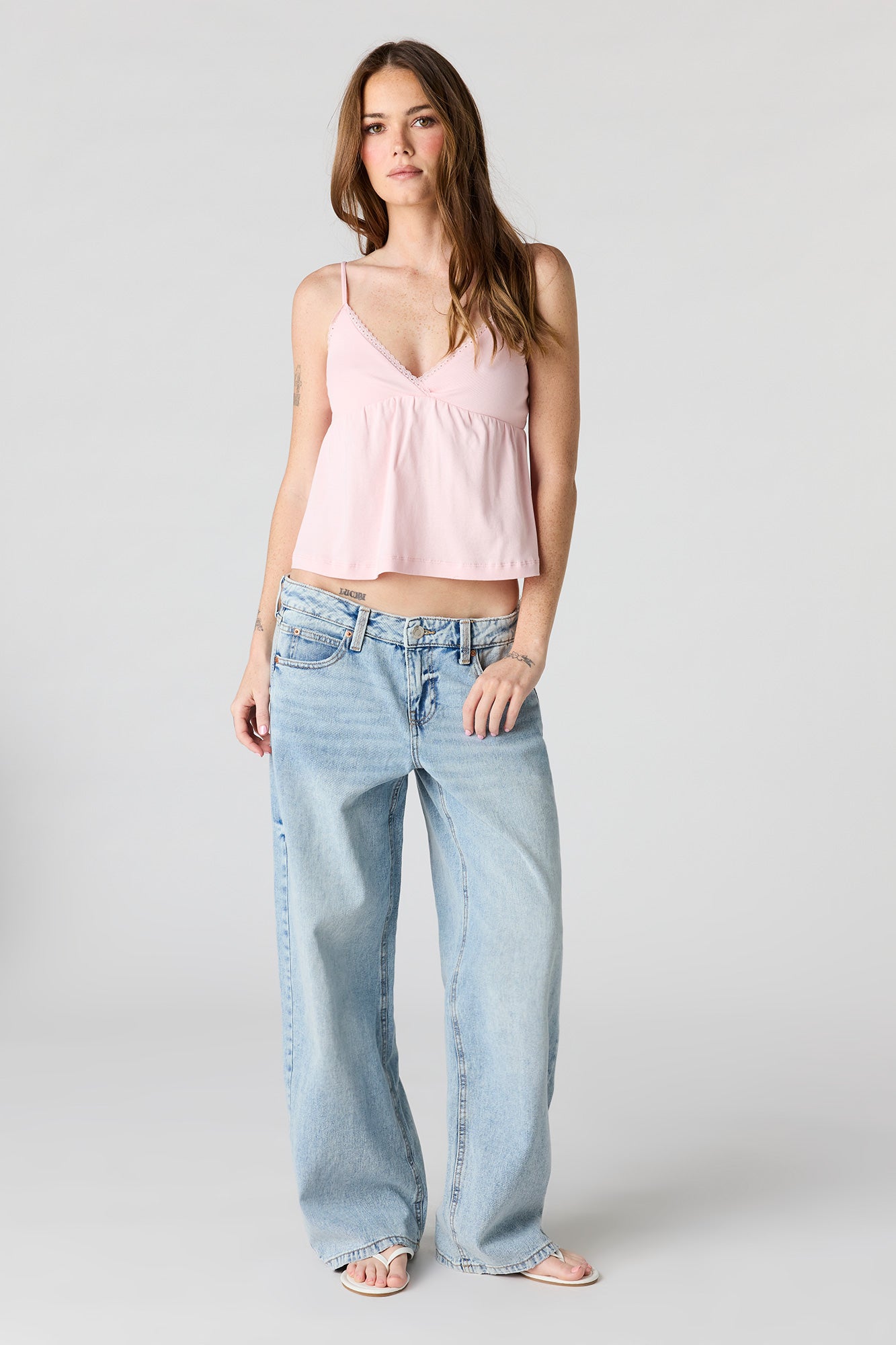 Surplice Babydoll Cami