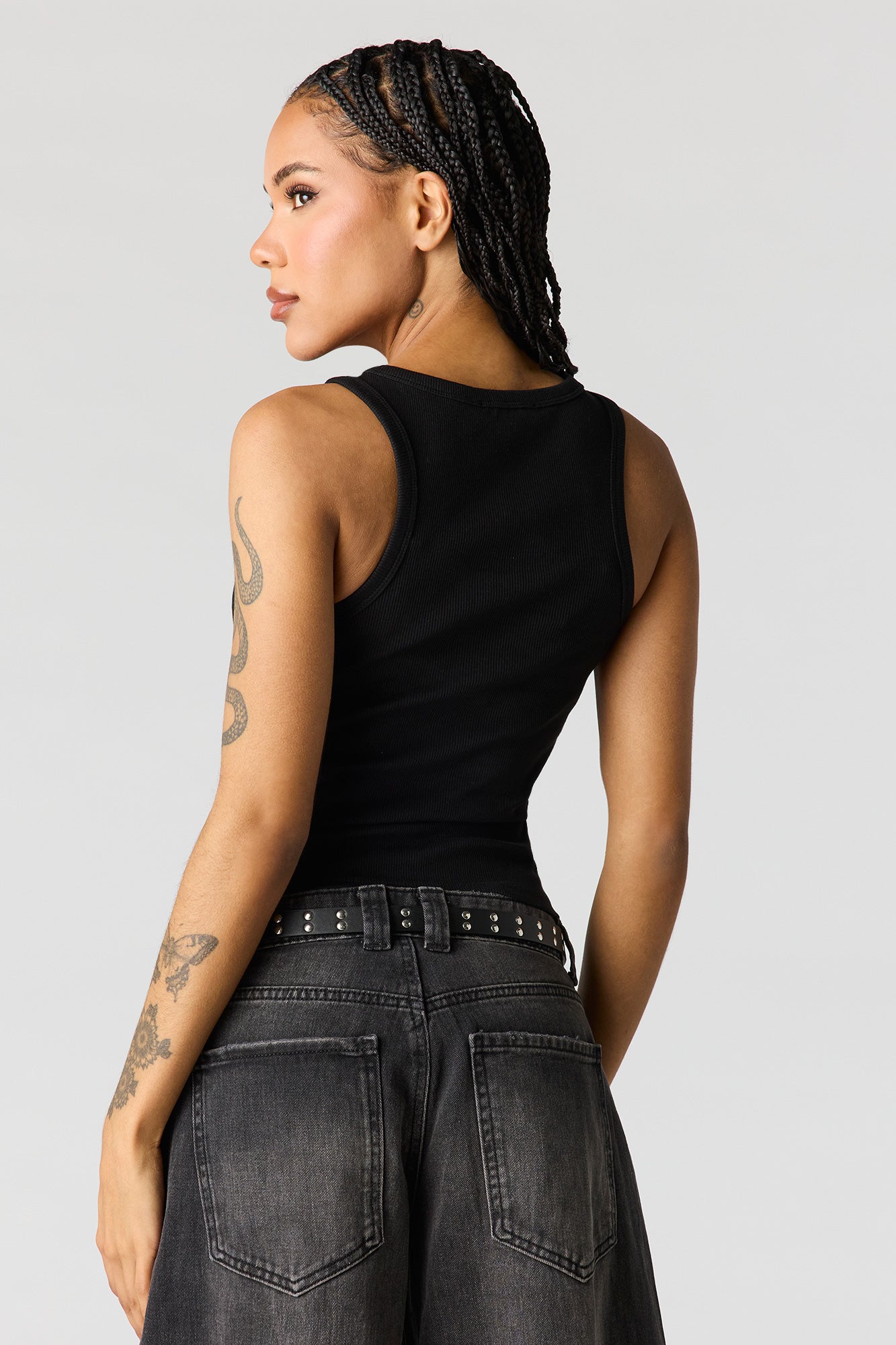 Studded Ribbed Tank