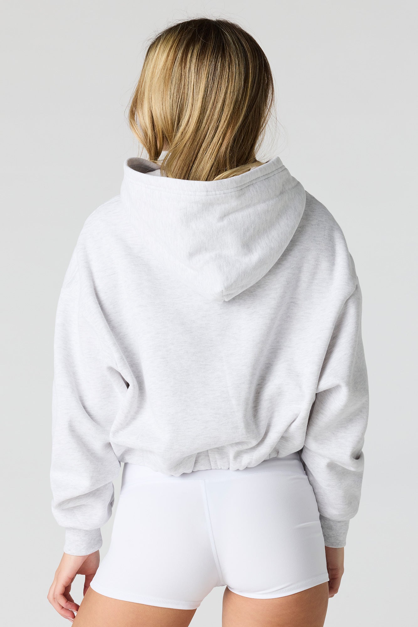Luxe Fleece Bubble Hem Hoodie
