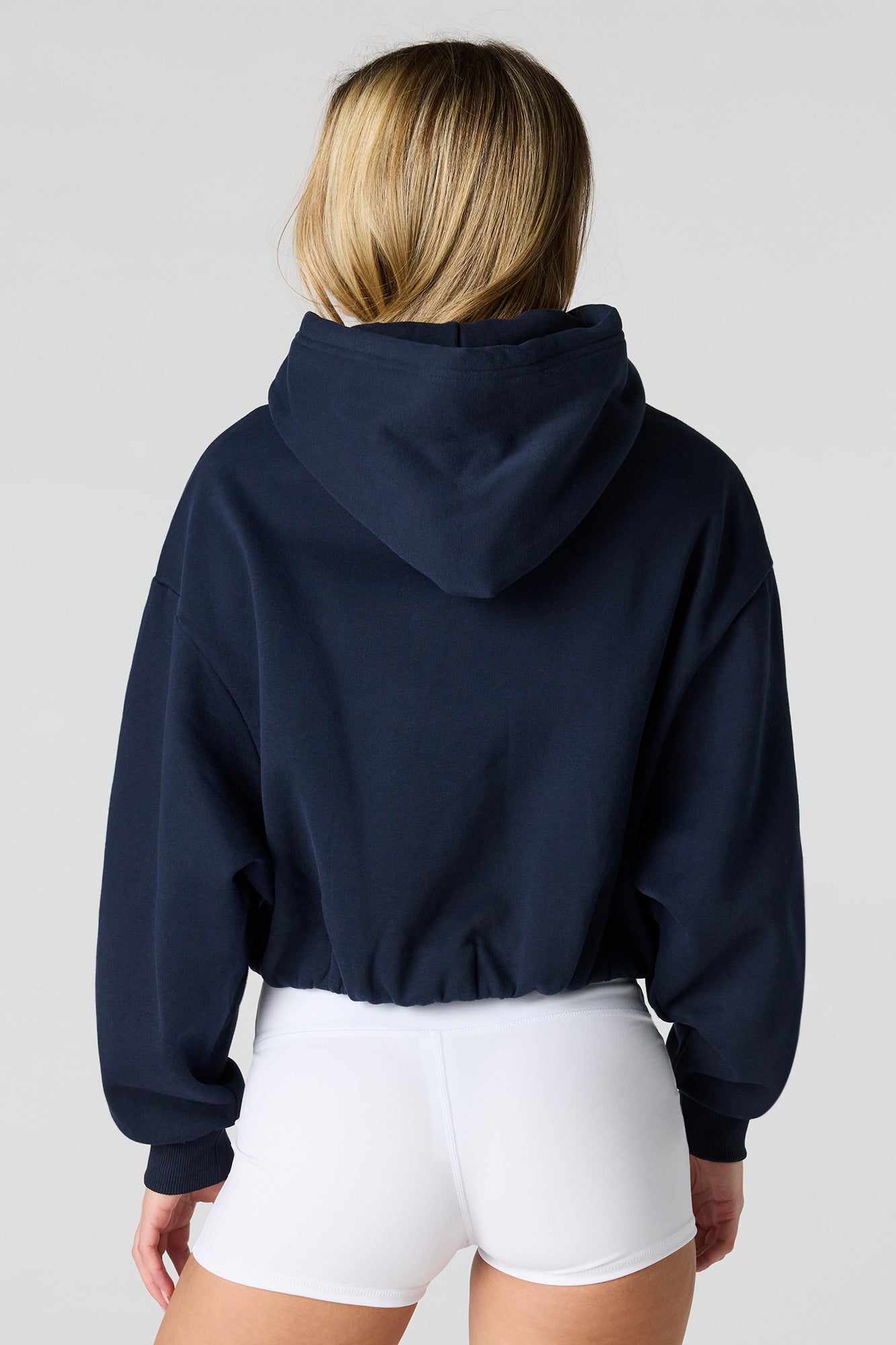 Luxe Fleece Bubble Hem Hoodie