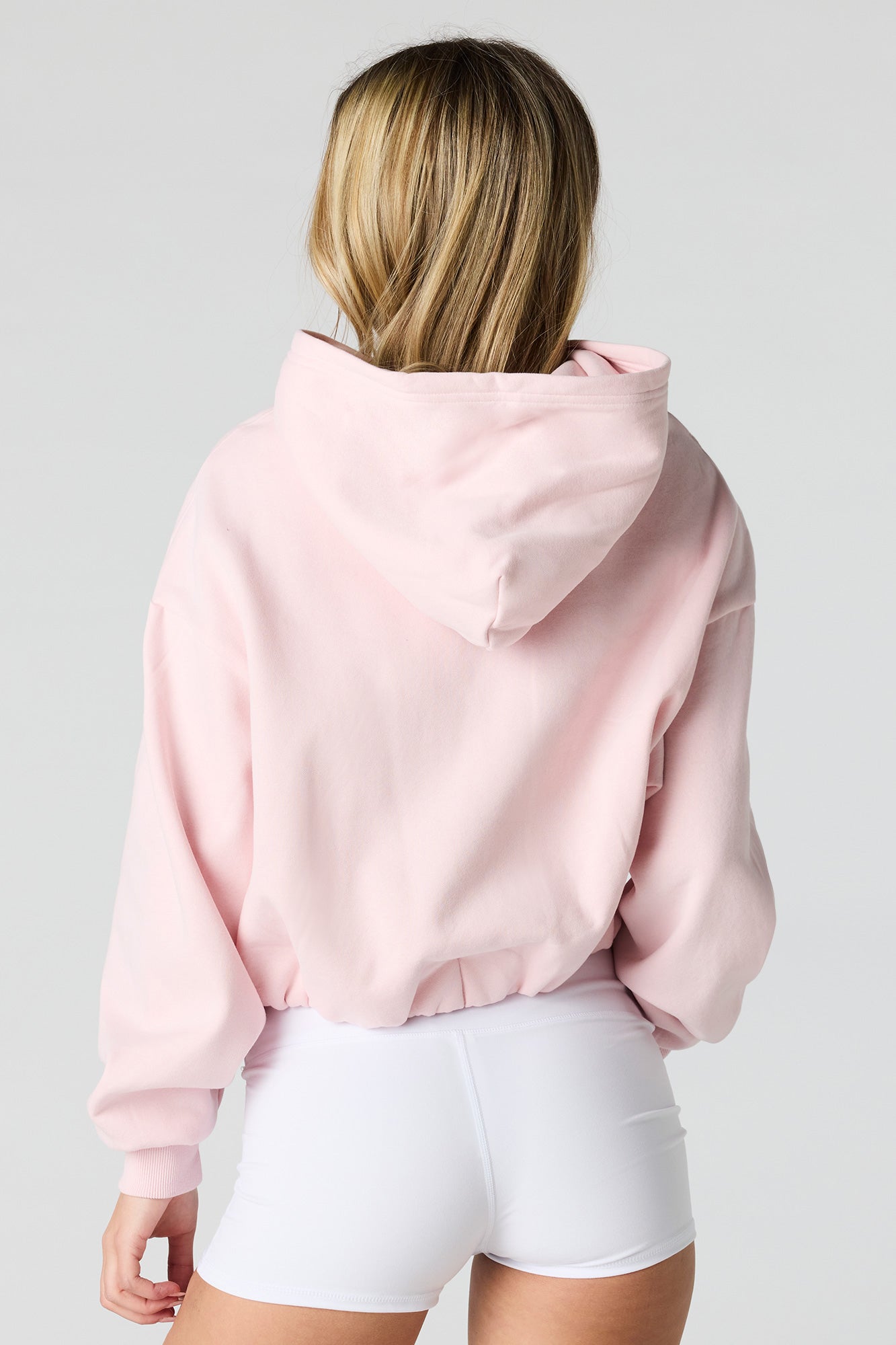 Luxe Fleece Bubble Hem Hoodie
