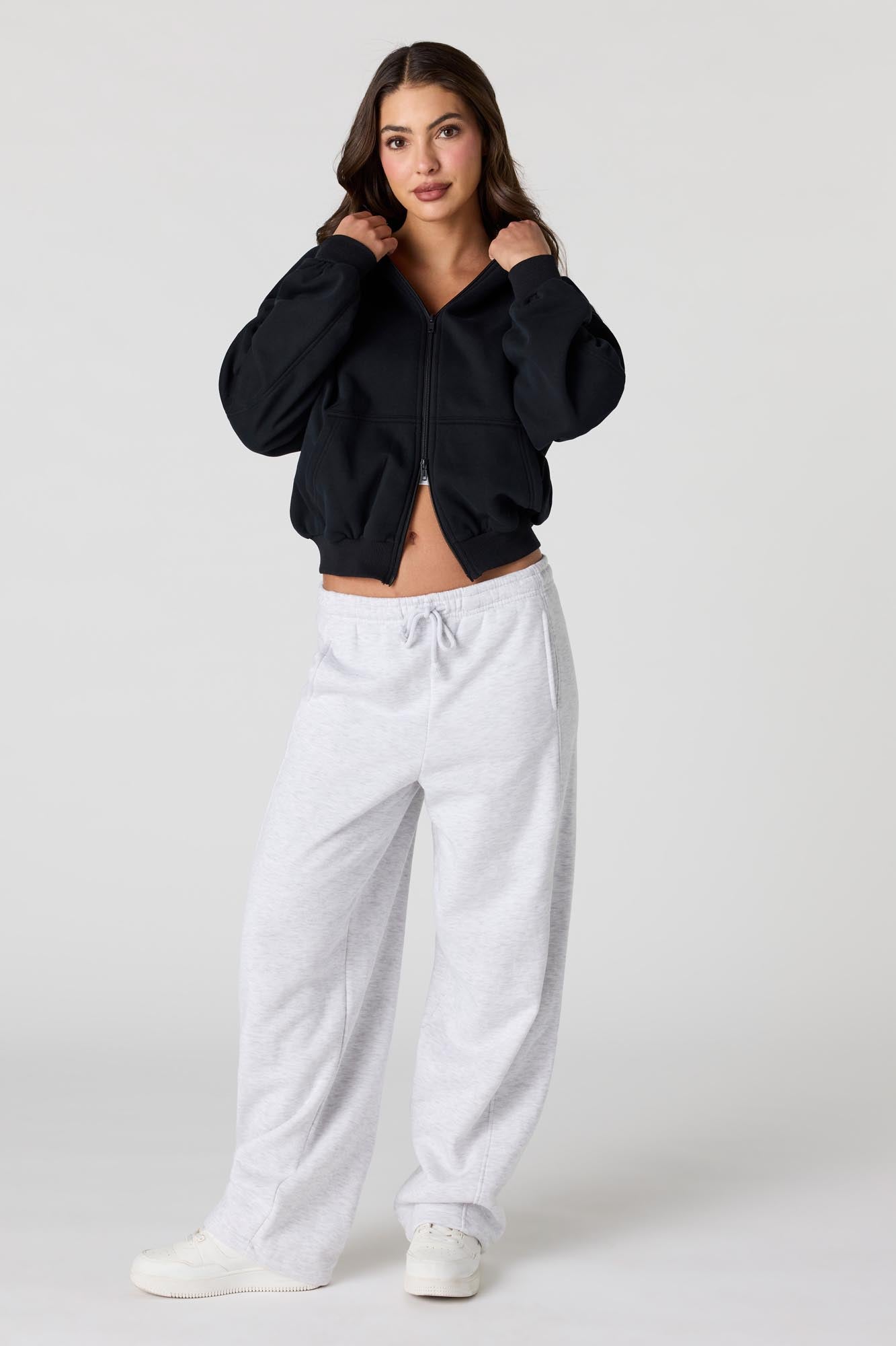 Luxe Fleece Boyfriend Zip Hoodie