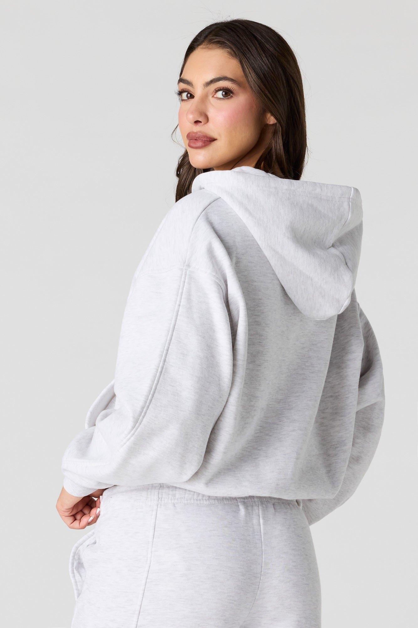 Luxe Fleece Boyfriend Zip Hoodie