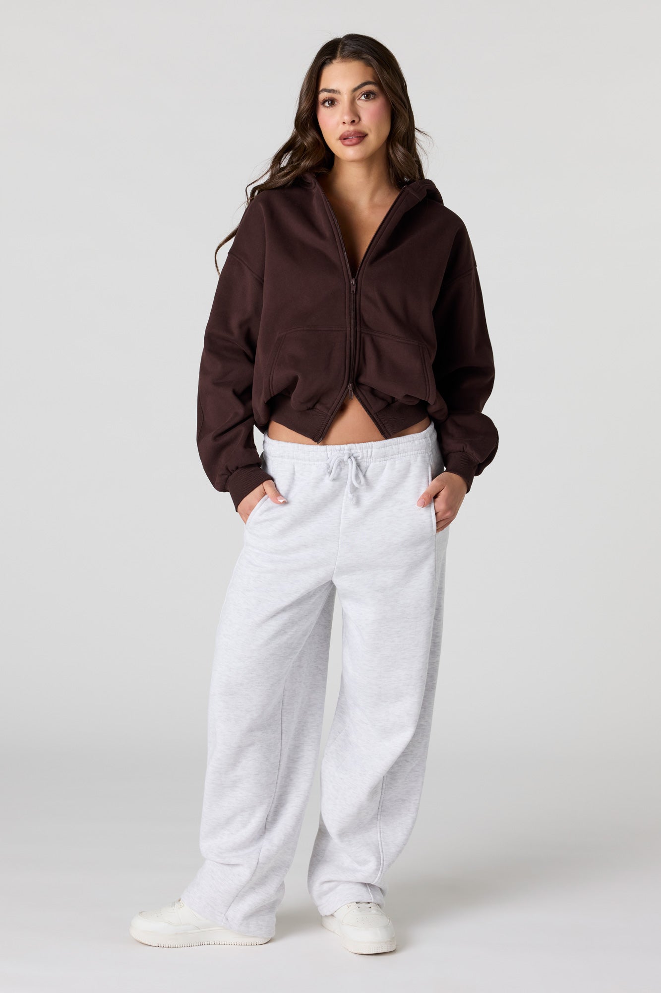 Luxe Fleece Boyfriend Zip Hoodie