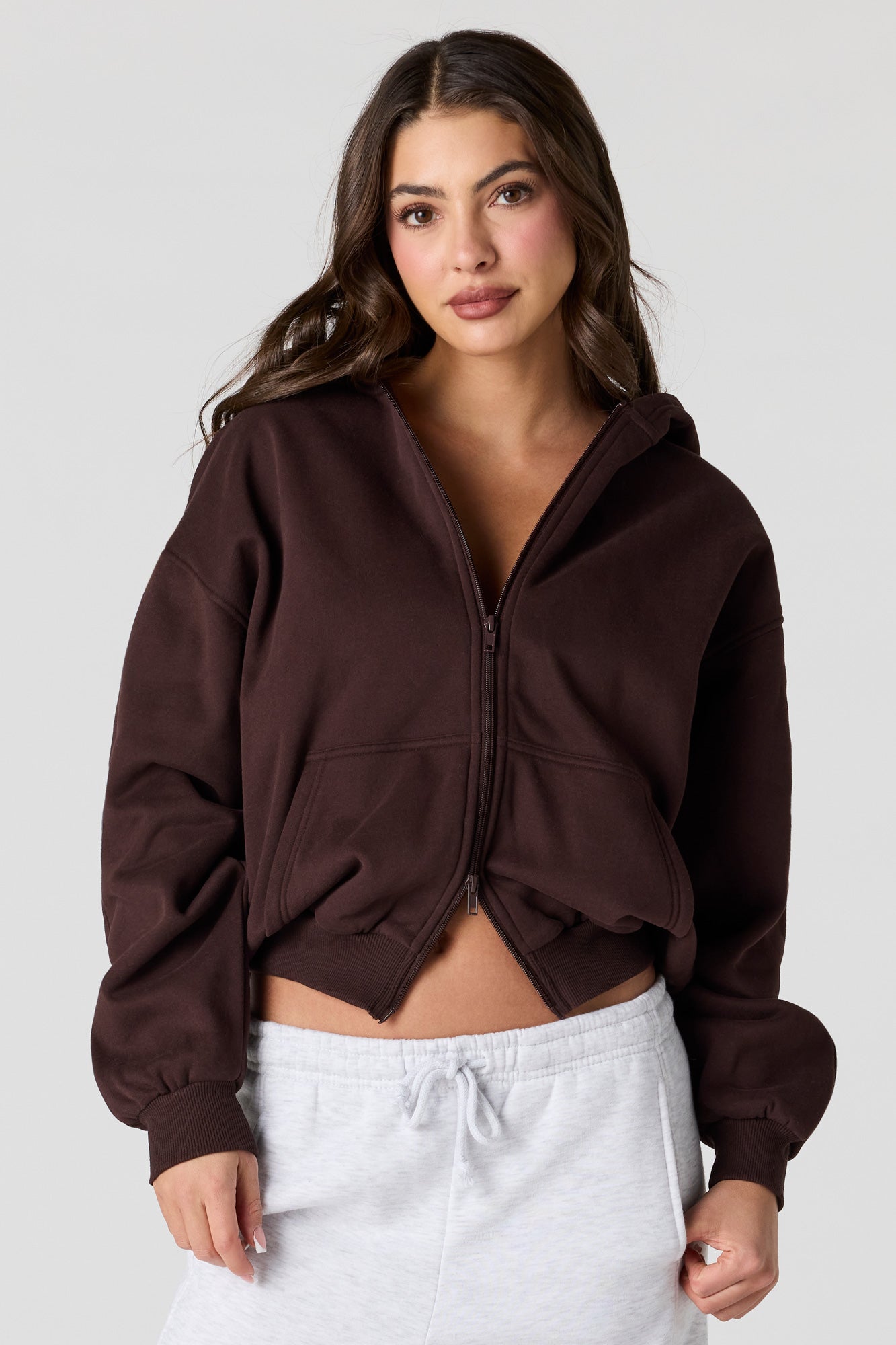 Luxe Fleece Boyfriend Zip Hoodie