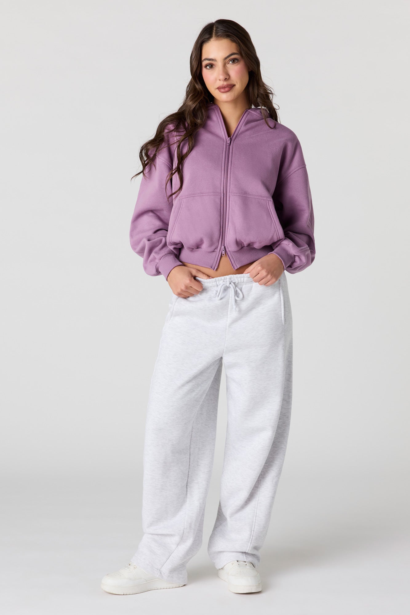 Luxe Fleece Boyfriend Zip Hoodie
