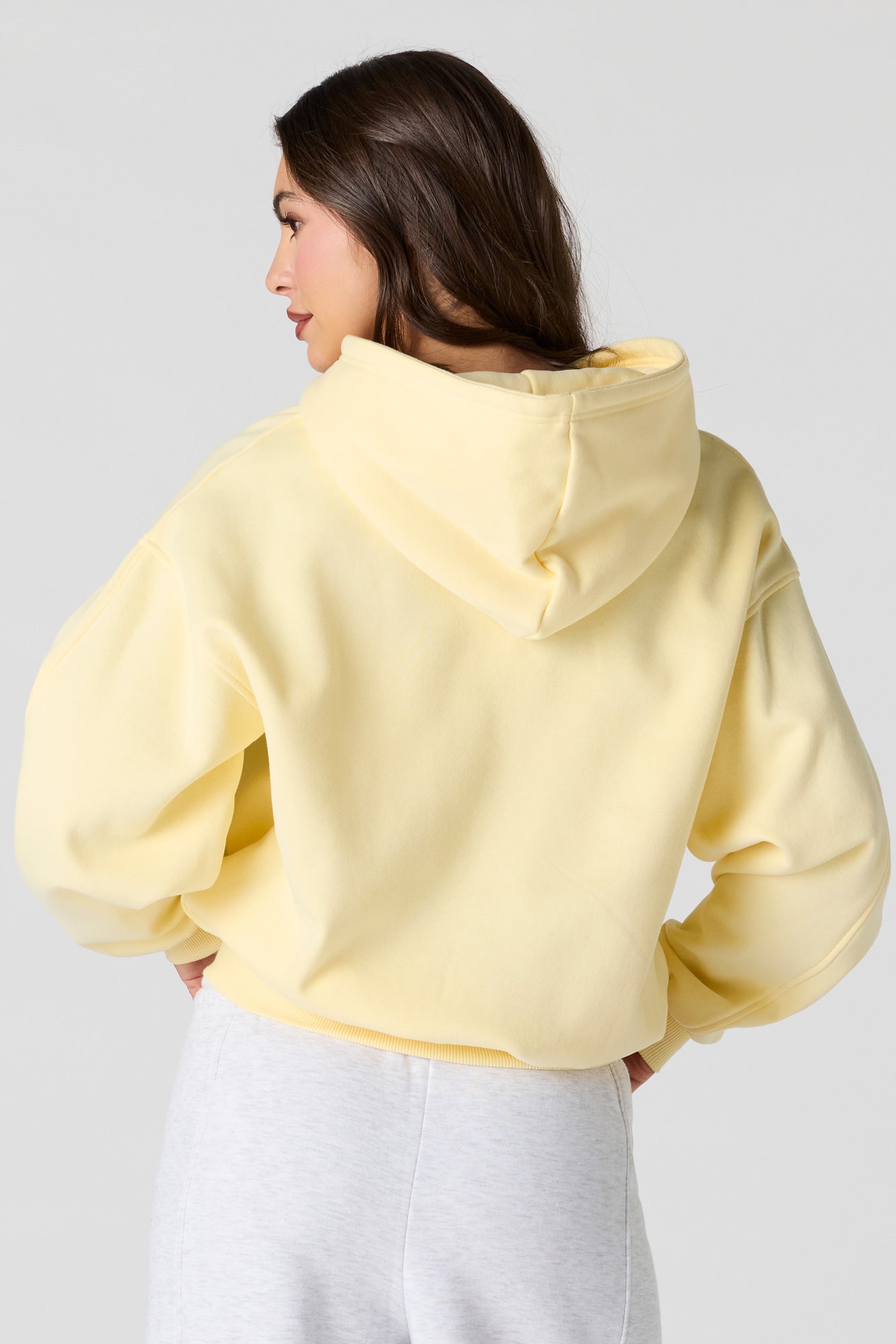 Luxe Fleece Boyfriend Zip Hoodie