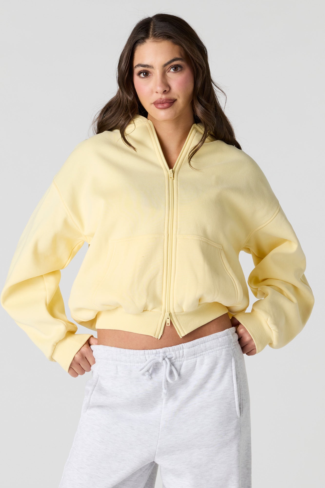 Luxe Fleece Boyfriend Zip Hoodie