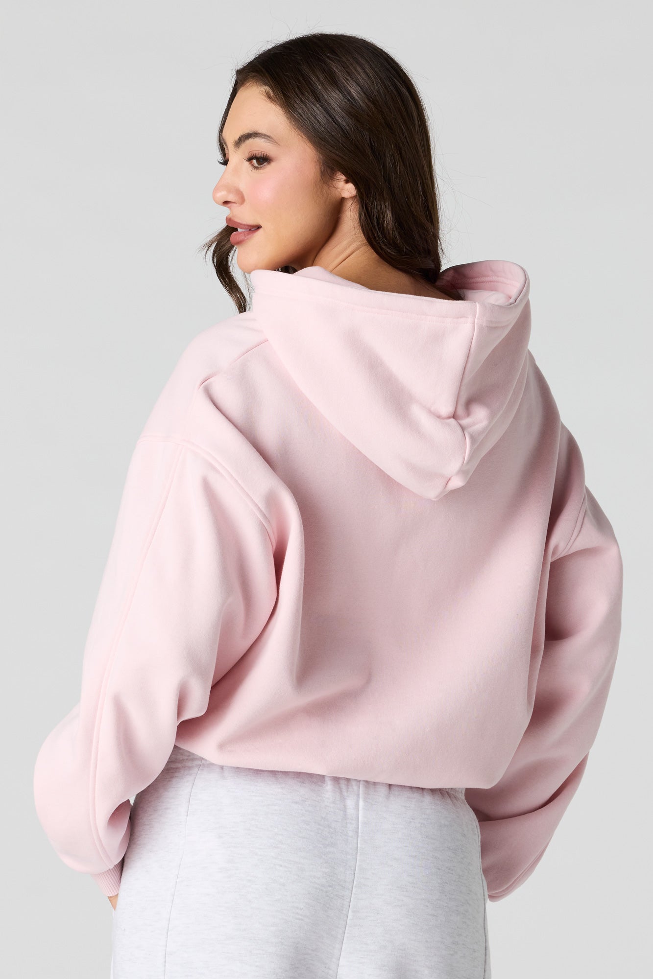 Luxe Fleece Boyfriend Zip Hoodie