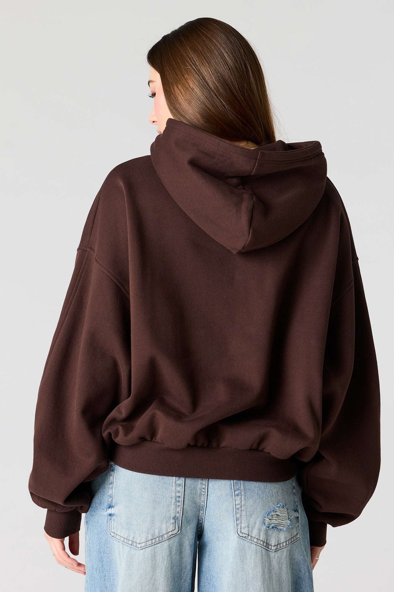 Luxe Fleece Graphic Boxy Hoodie