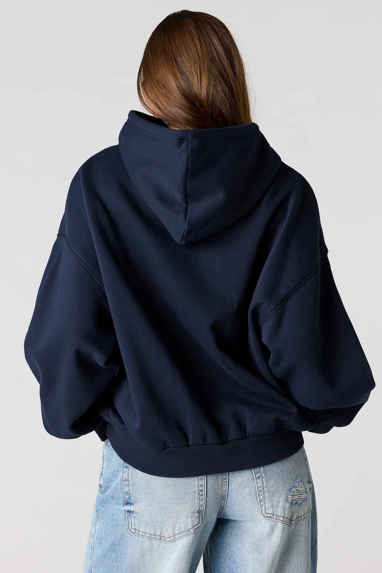 Luxe Fleece Graphic Boxy Hoodie
