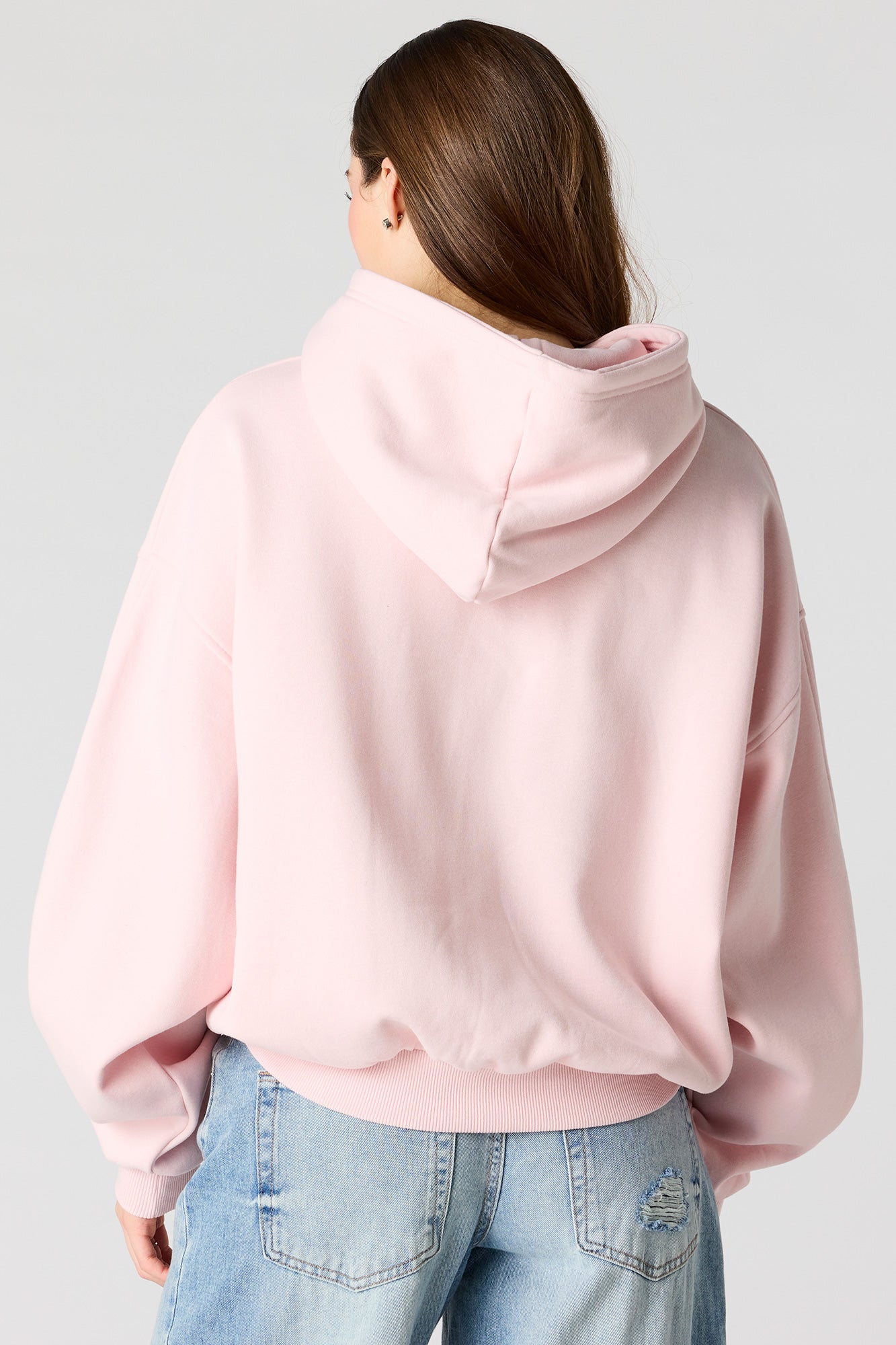 Luxe Fleece Graphic Boxy Hoodie