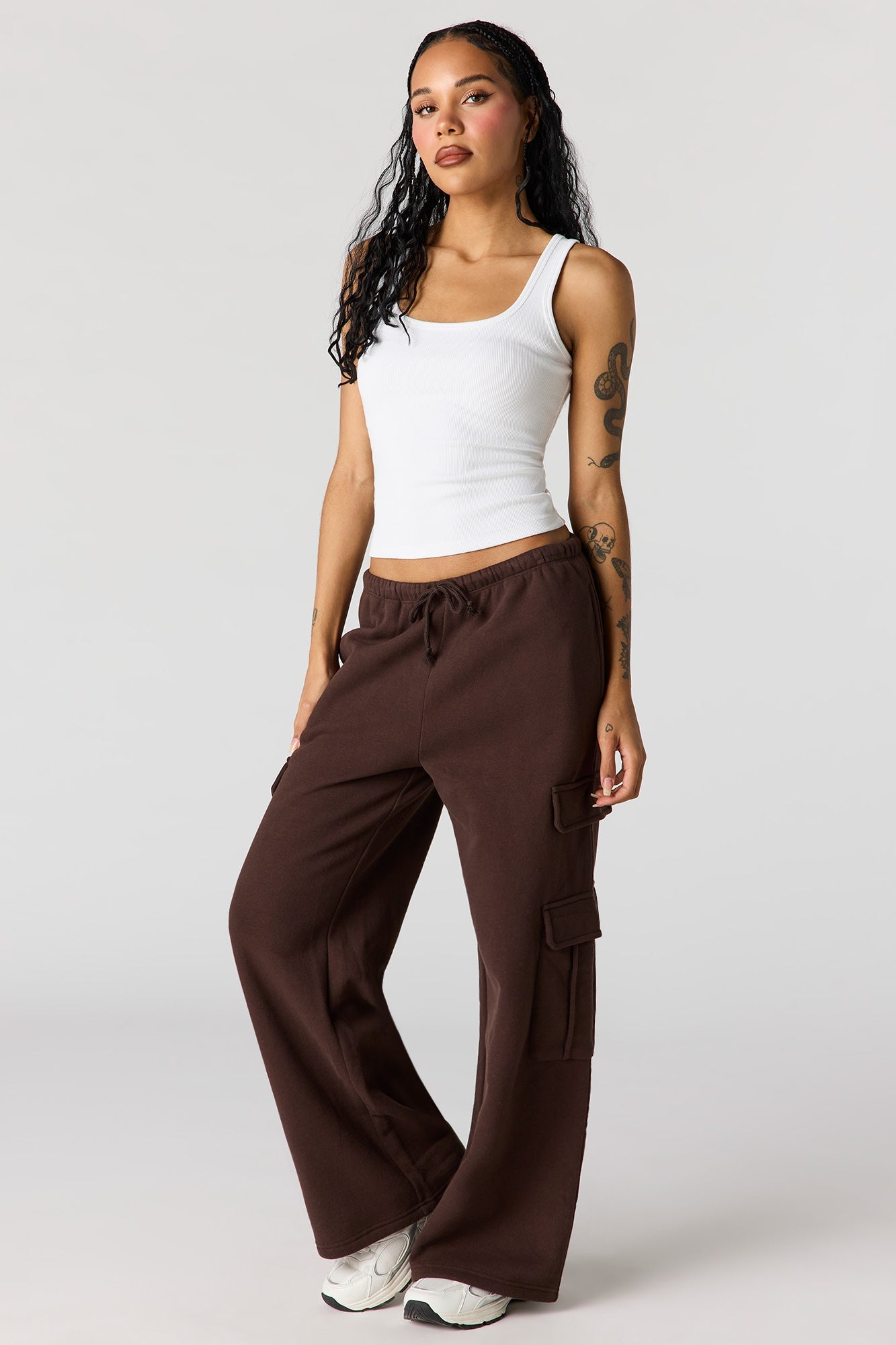 Luxe Fleece Wide Leg Sweatpant