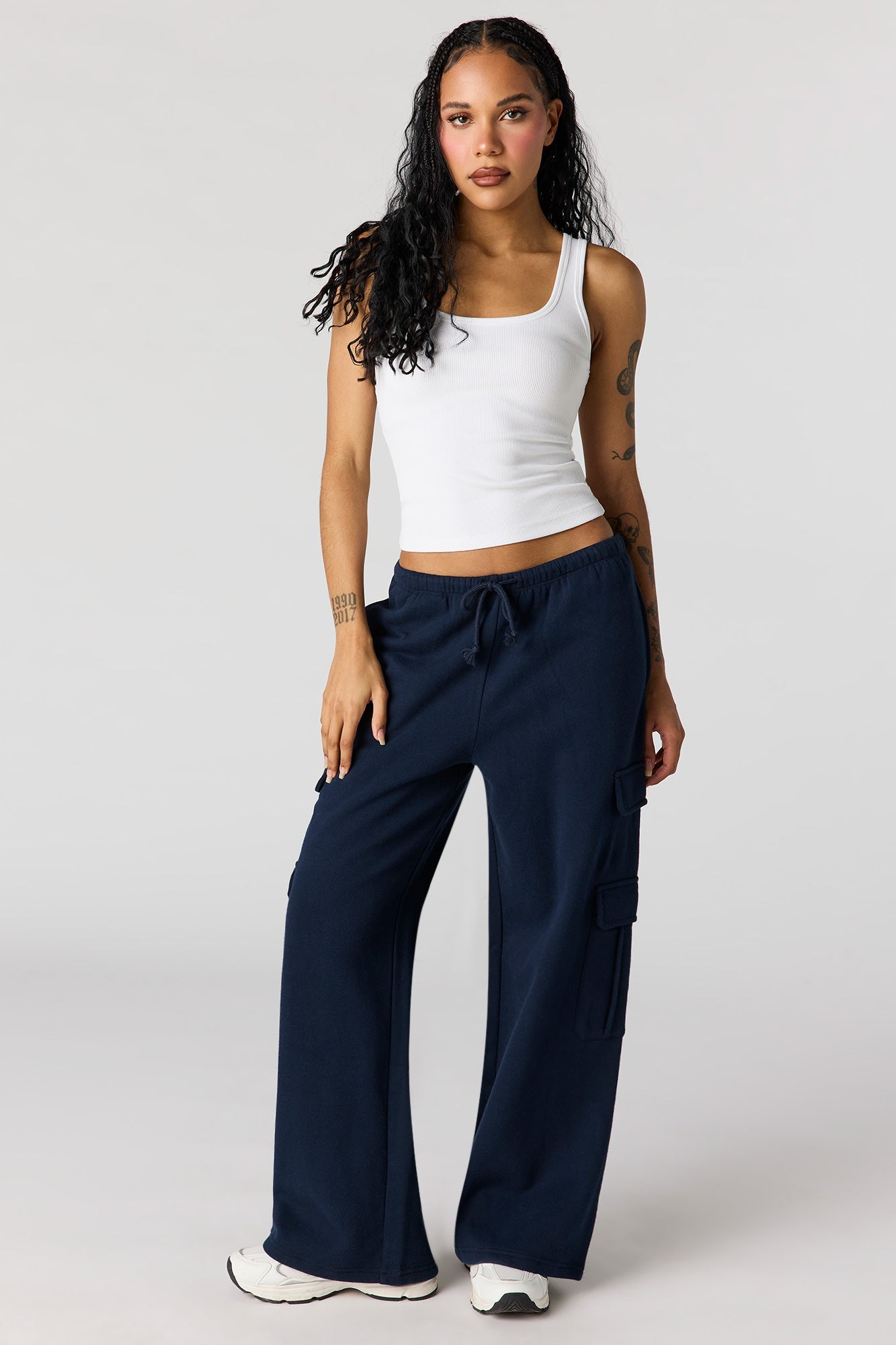 Luxe Fleece Wide Leg Sweatpant