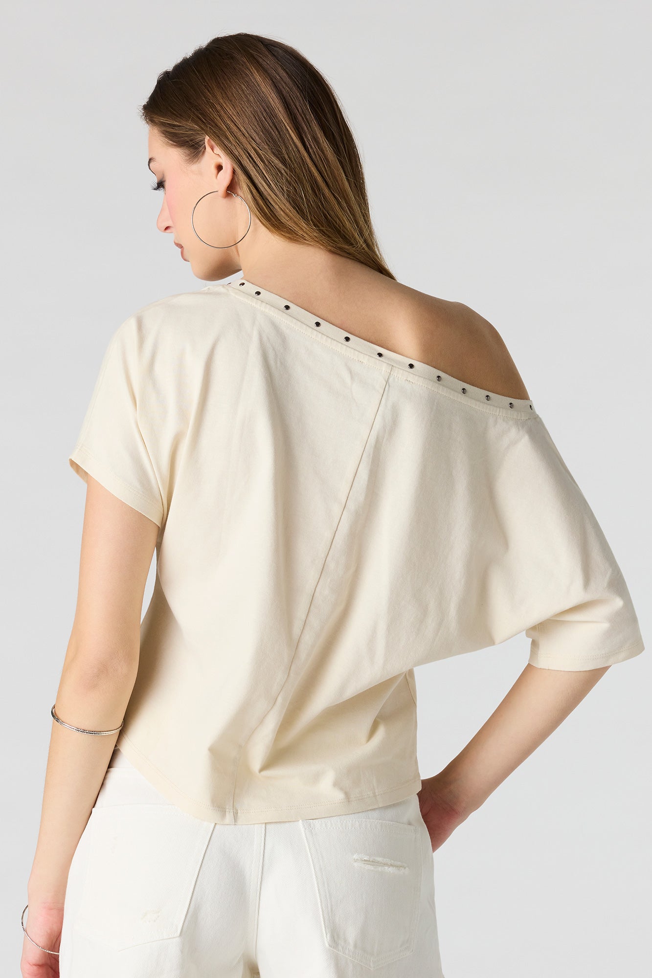 Off Shoulder Studded Top