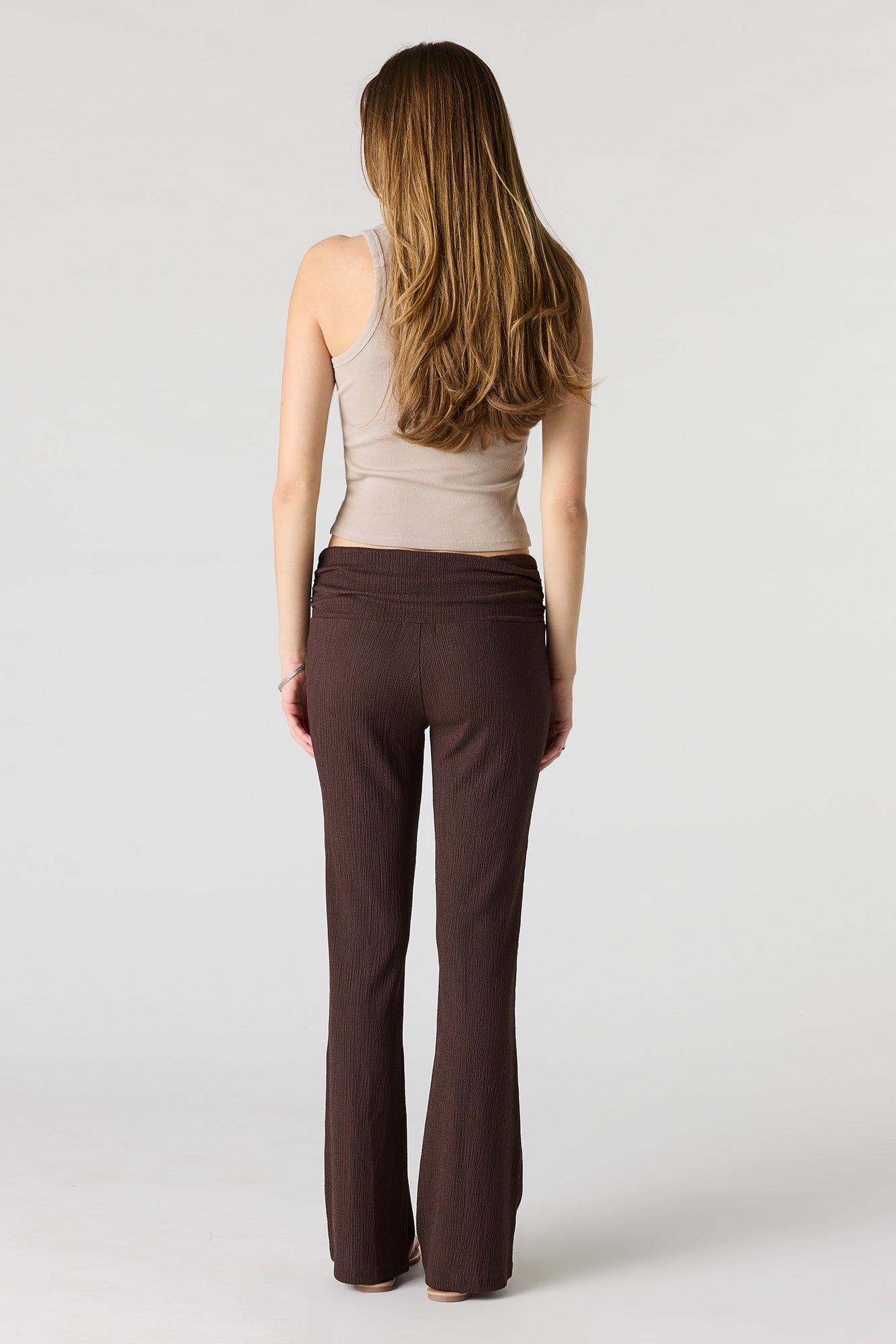 Textured Flare Pant