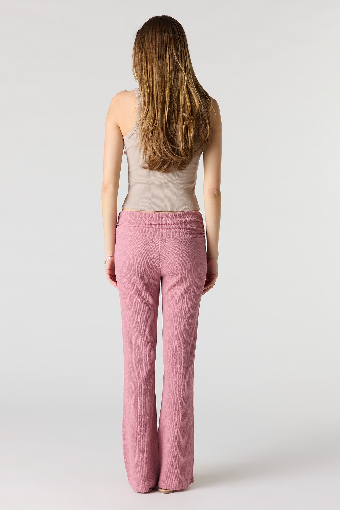 Textured Flare Pant