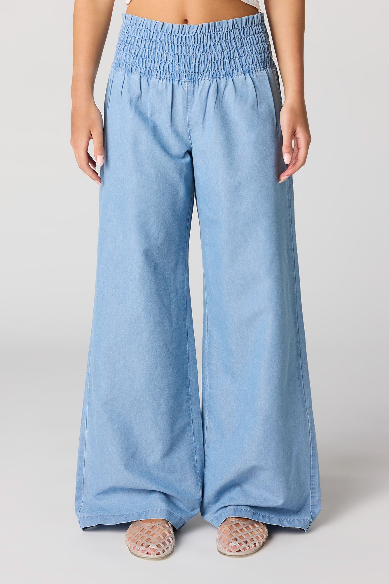 Denim Palazzo Pant
