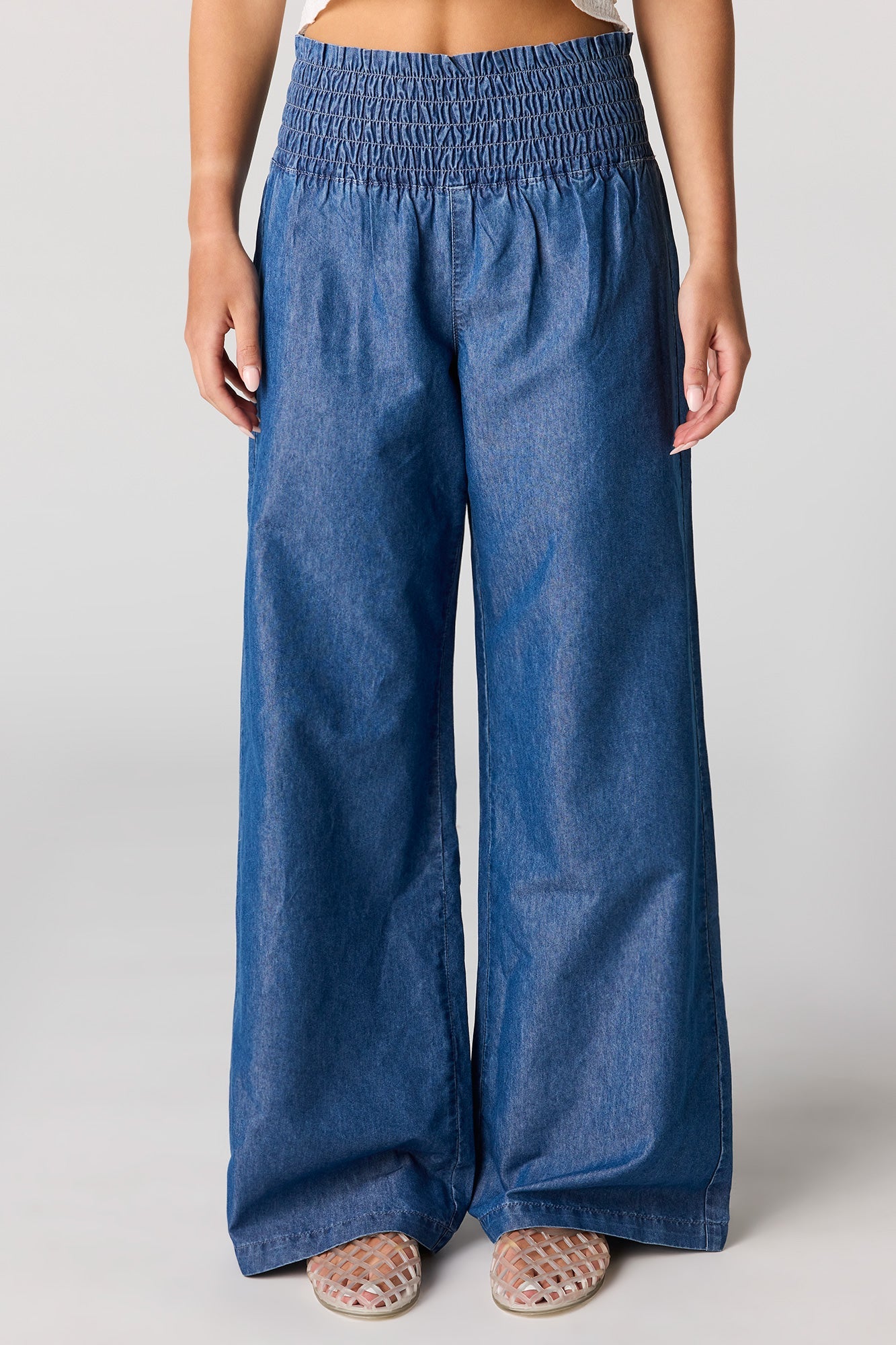 Denim Palazzo Pant