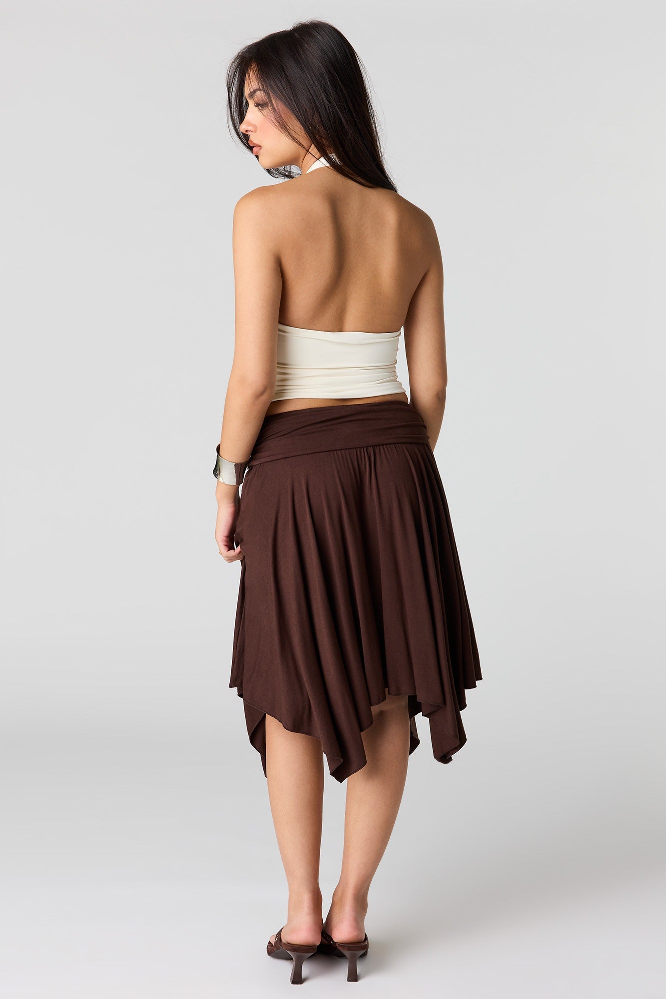 Asymmetrical Midi Skirt