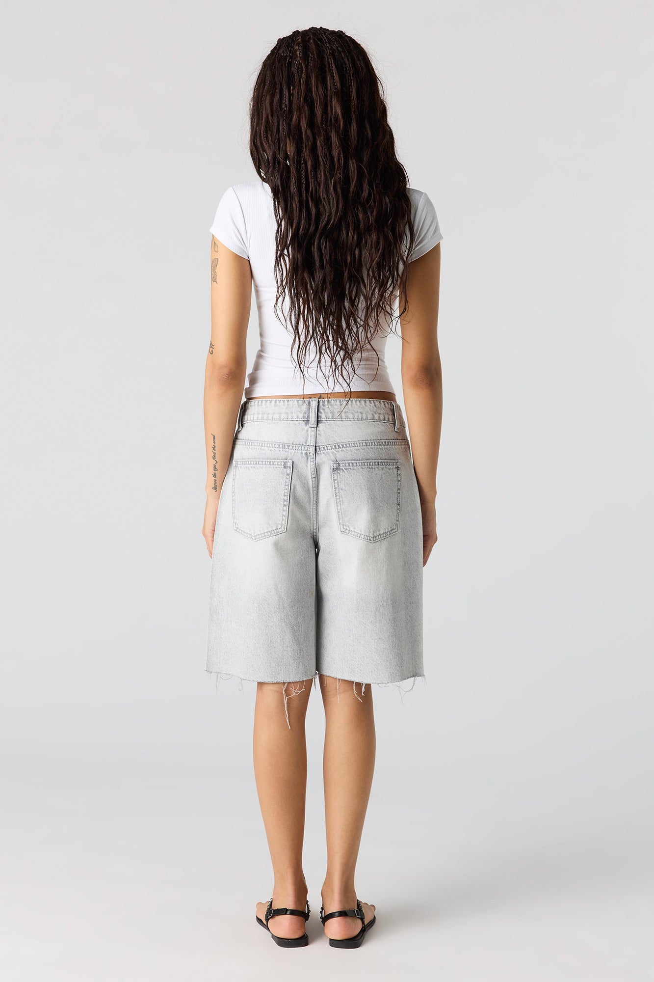 Low Rise Studded Jort 9"
