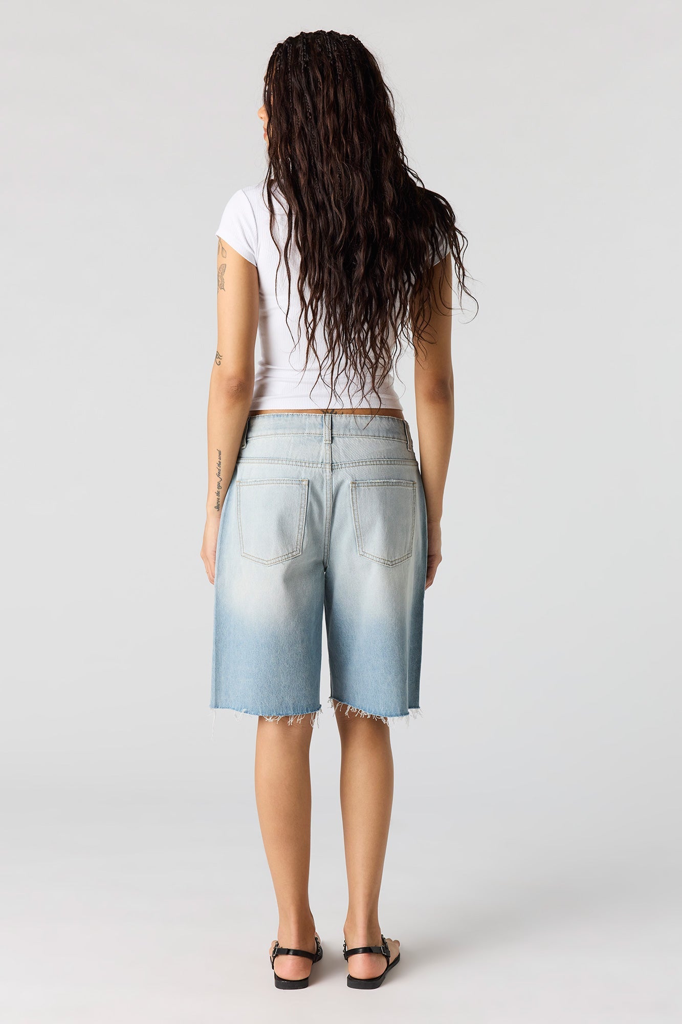 Low Rise Studded Jort 9"